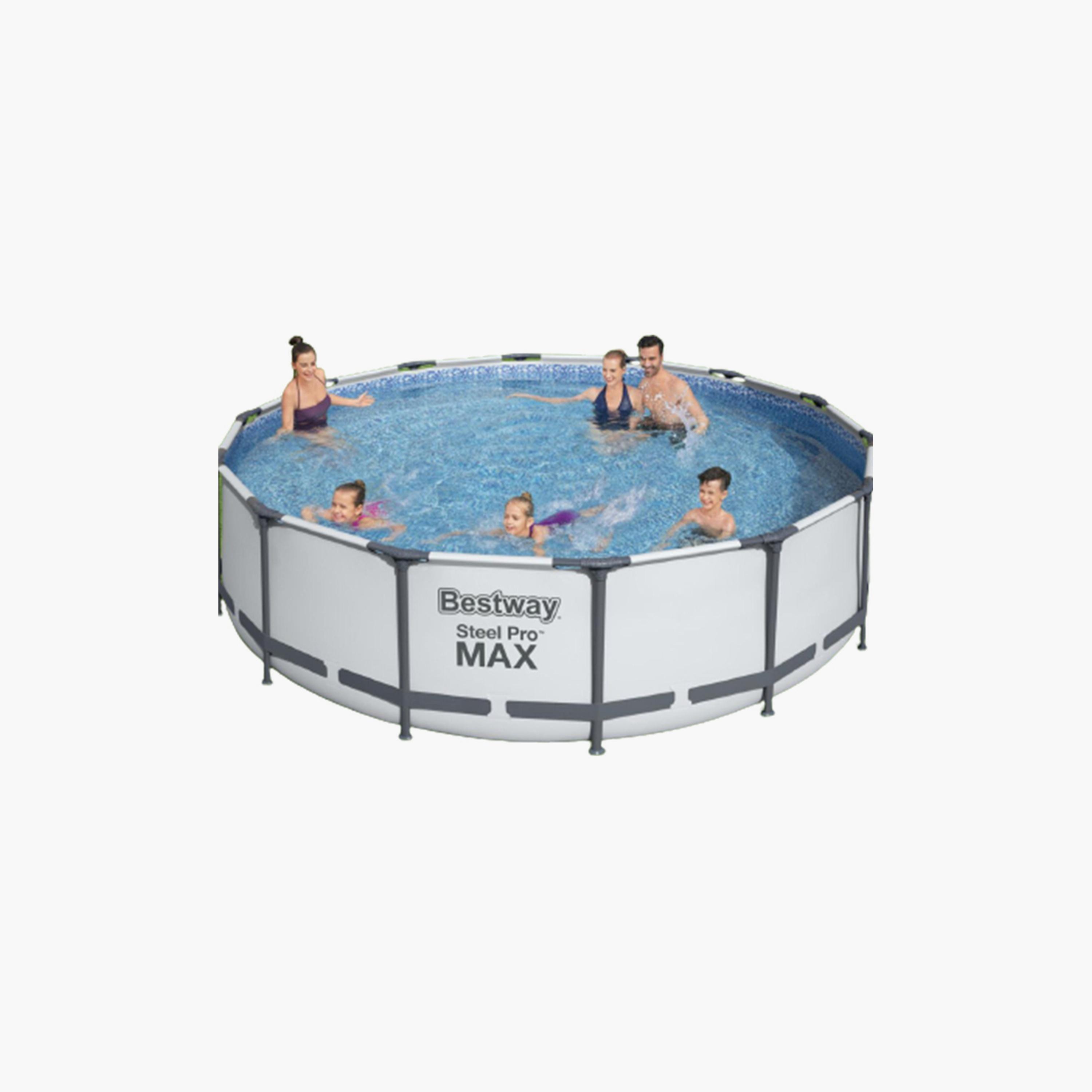 Bestway 26-56950 Steel Pro Max Pool Set with Filter Pump & Ladder-toys-outdoor-poolandbeach-beachtoys-image-7