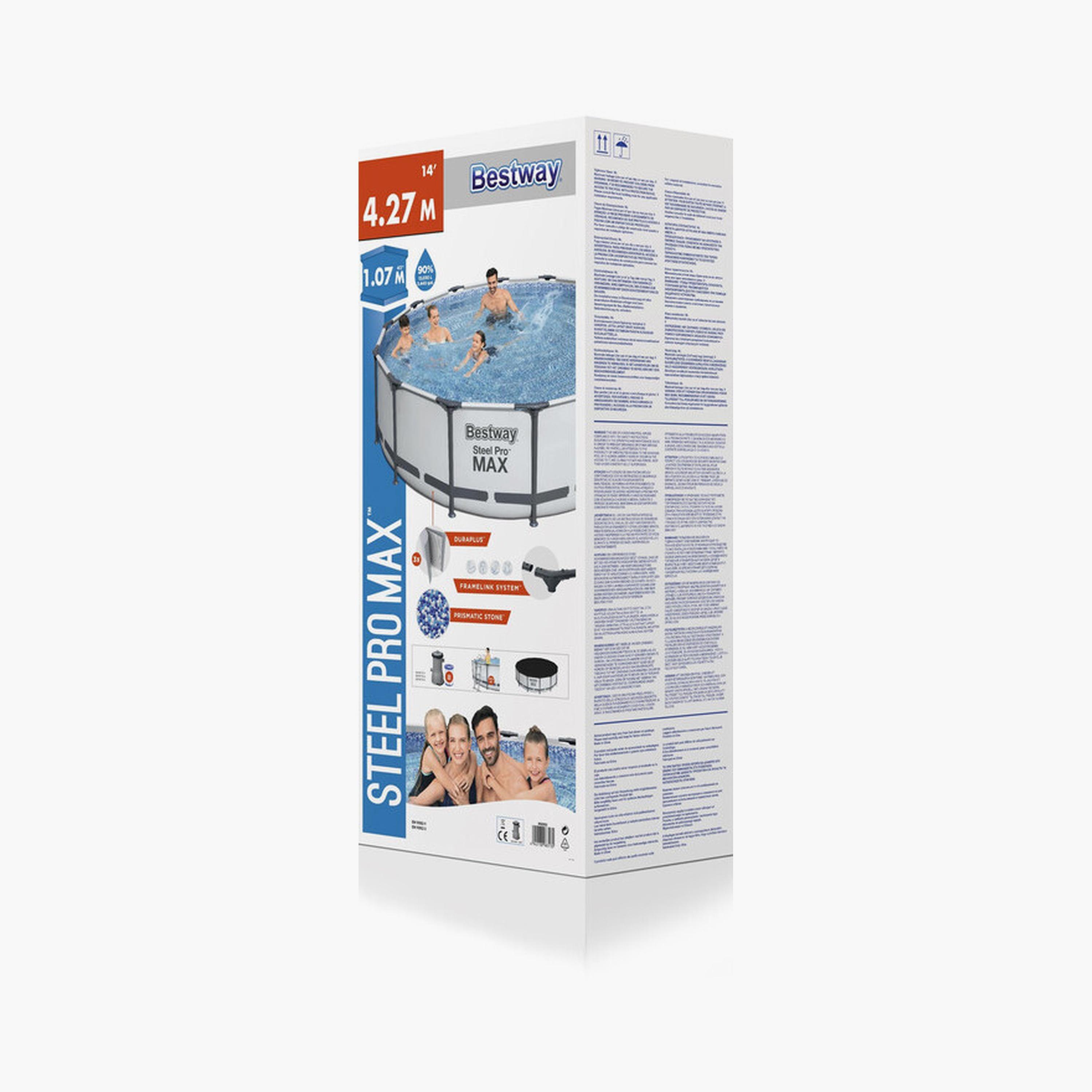 Bestway 26-56950 Steel Pro Max Pool Set with Filter Pump & Ladder-toys-outdoor-poolandbeach-beachtoys-image-8
