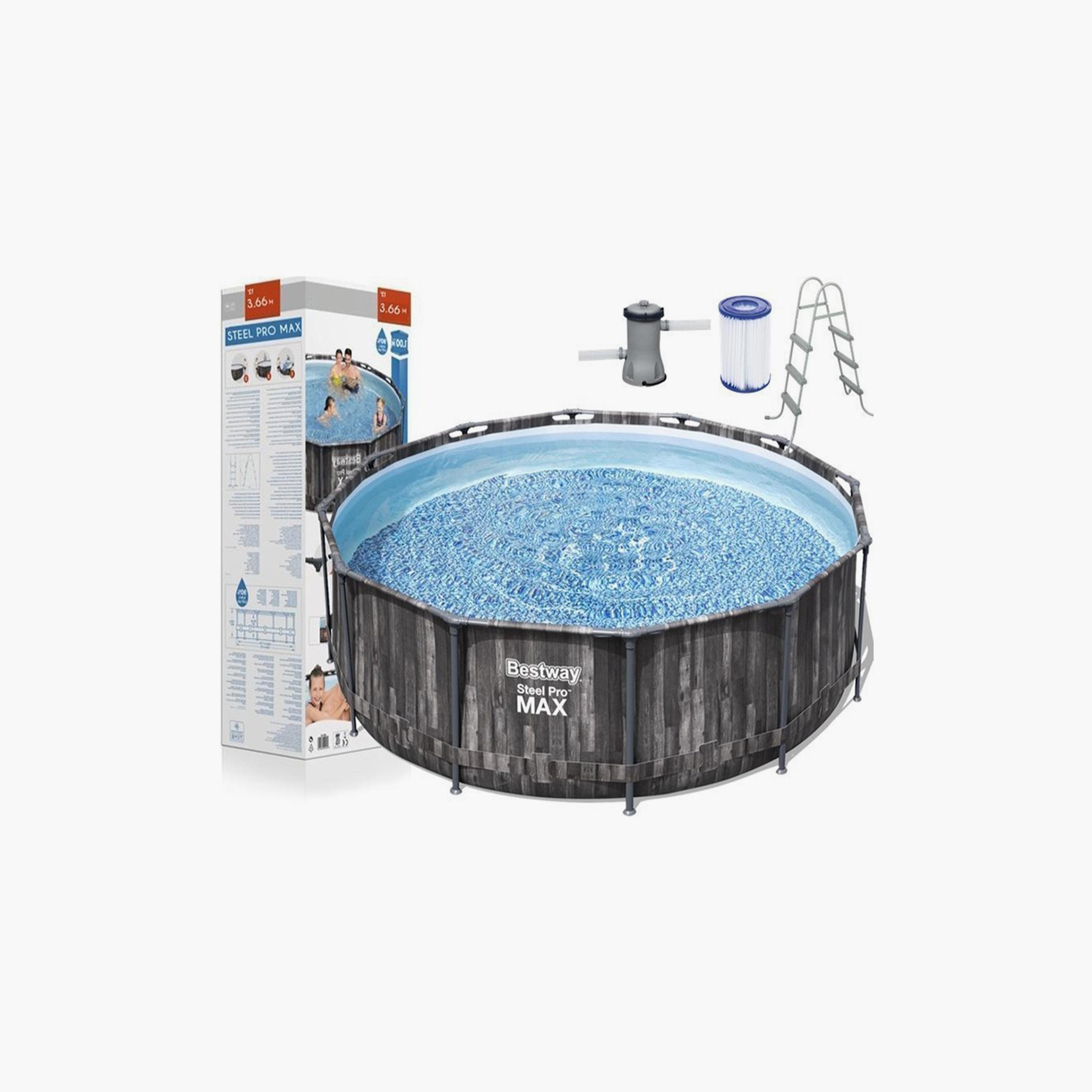 Bestway 26-5614X Steel Pro Max Pool Set with Filter Pump and Ladder-toys-outdoor-poolandbeach-beachtoys-image-5
