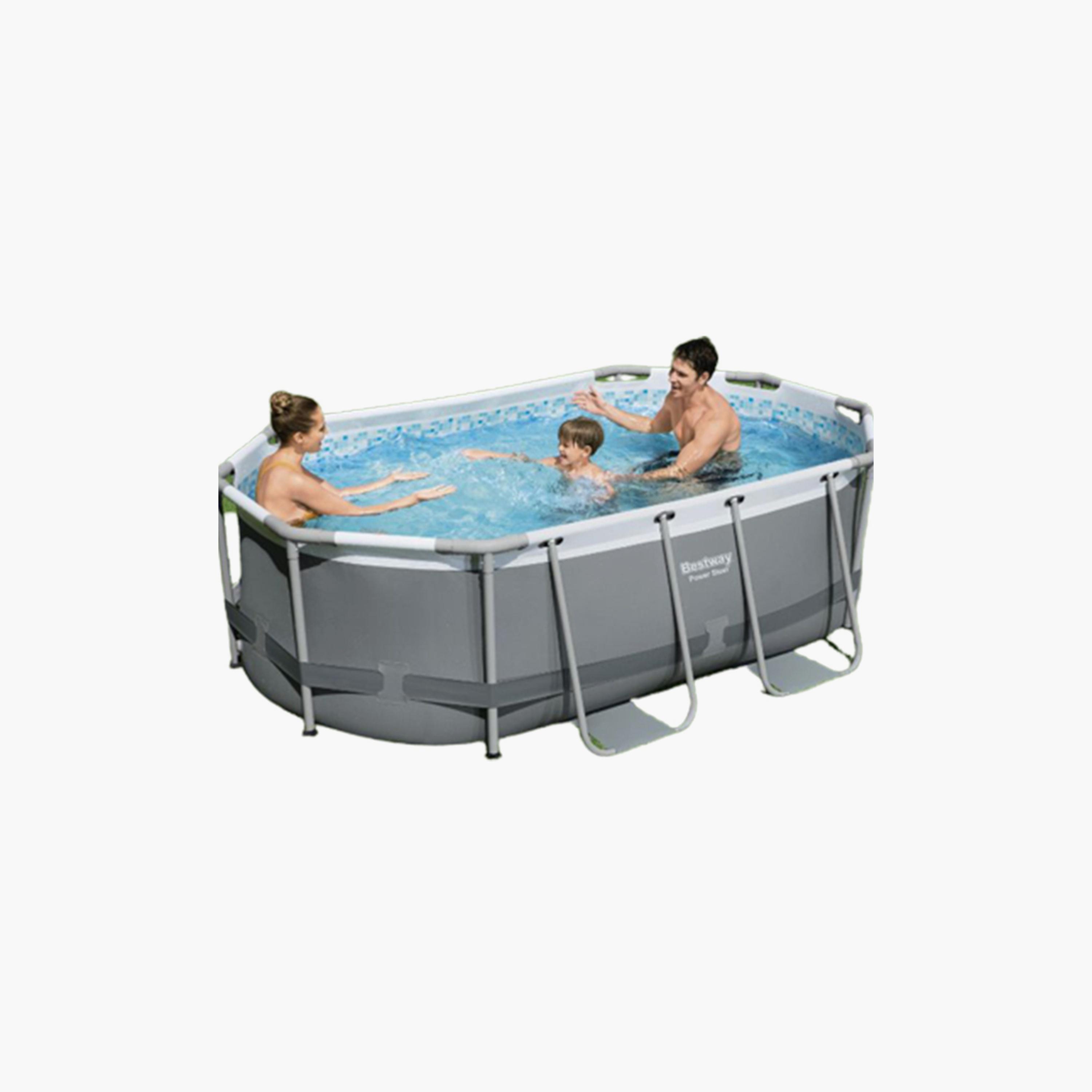 Bestway 26-5614A Power Steel Oval Pool Set with Filter Pump-toys-outdoor-poolandbeach-beachtoys-image-1