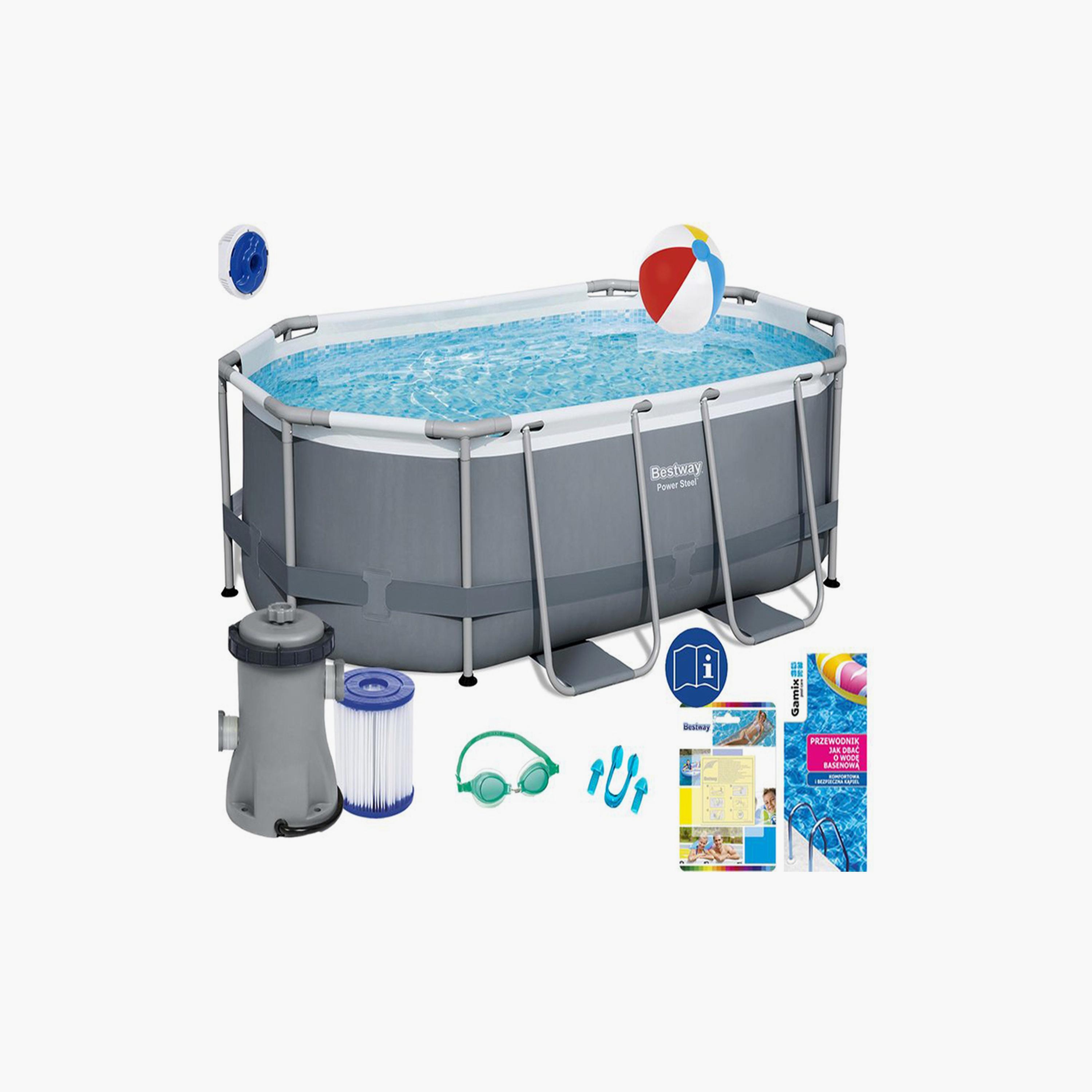 Bestway 26-5614A Power Steel Oval Pool Set with Filter Pump-toys-outdoor-poolandbeach-beachtoys-image-10