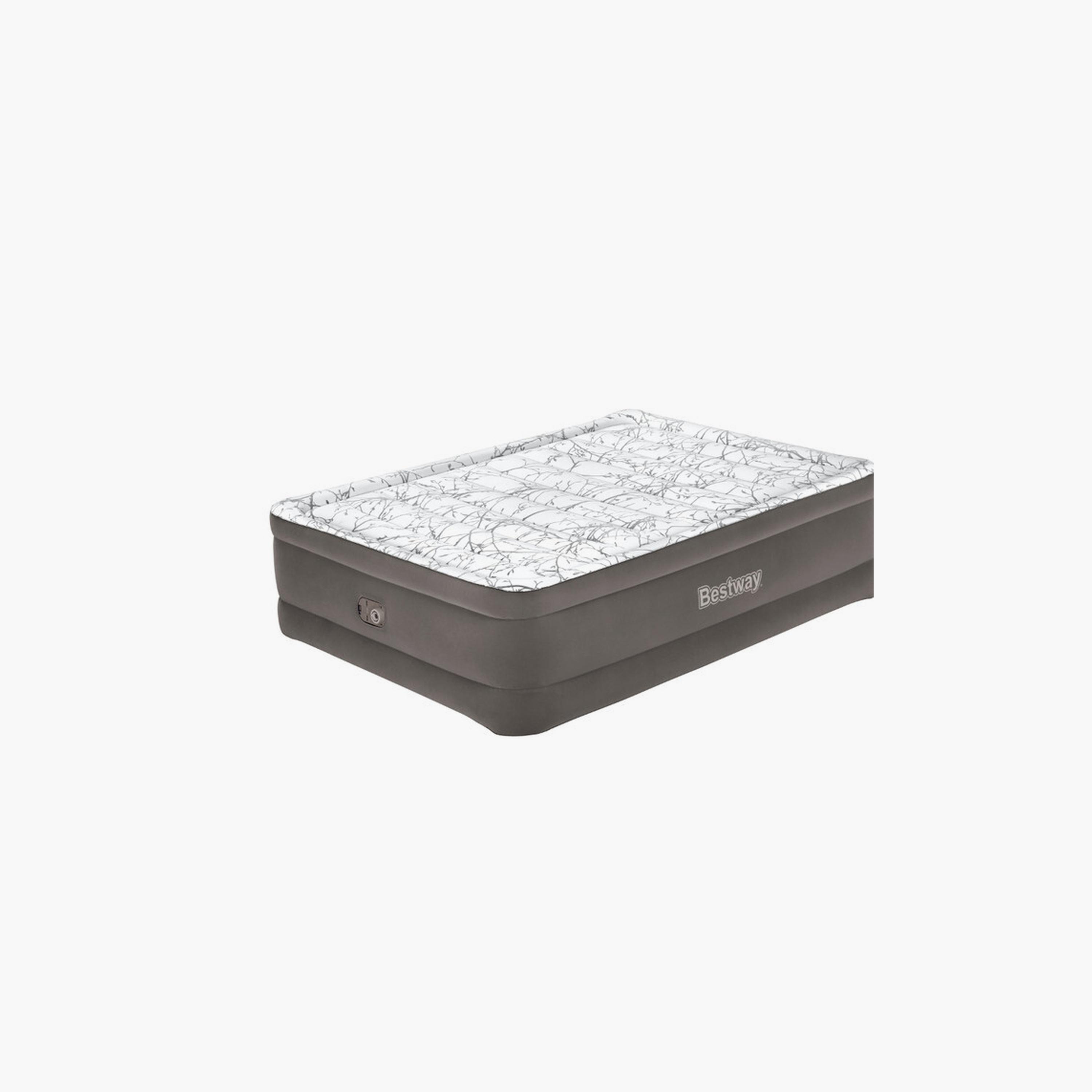Bestway 26-6713E Tritech Fashion Flock Air Mattress with Built-In AC Pump - Queen-baby-nursery-mattresses-image-1