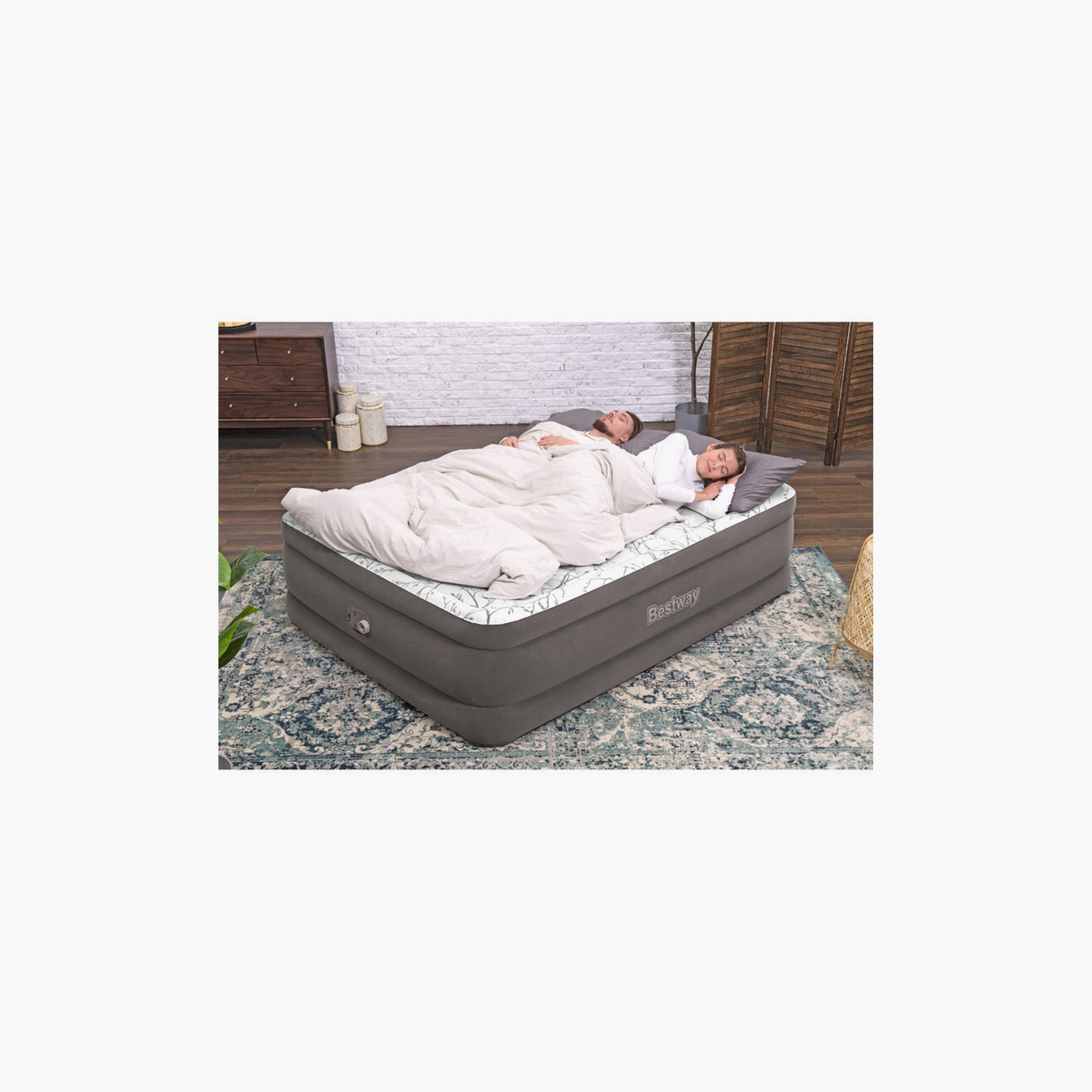 Bestway 26-6713E Tritech Fashion Flock Air Mattress with Built-In AC Pump - Queen-baby-nursery-mattresses-image-14