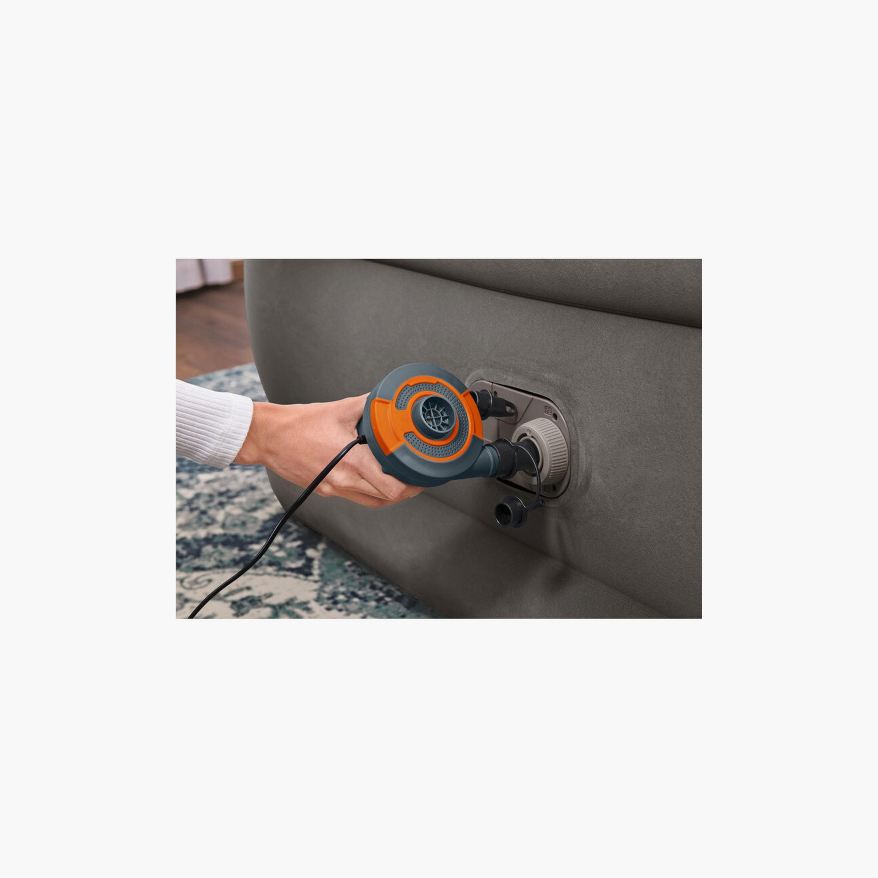 Bestway 26-6713E Tritech Fashion Flock Air Mattress with Built-In AC Pump - Queen-baby-nursery-mattresses-image-15