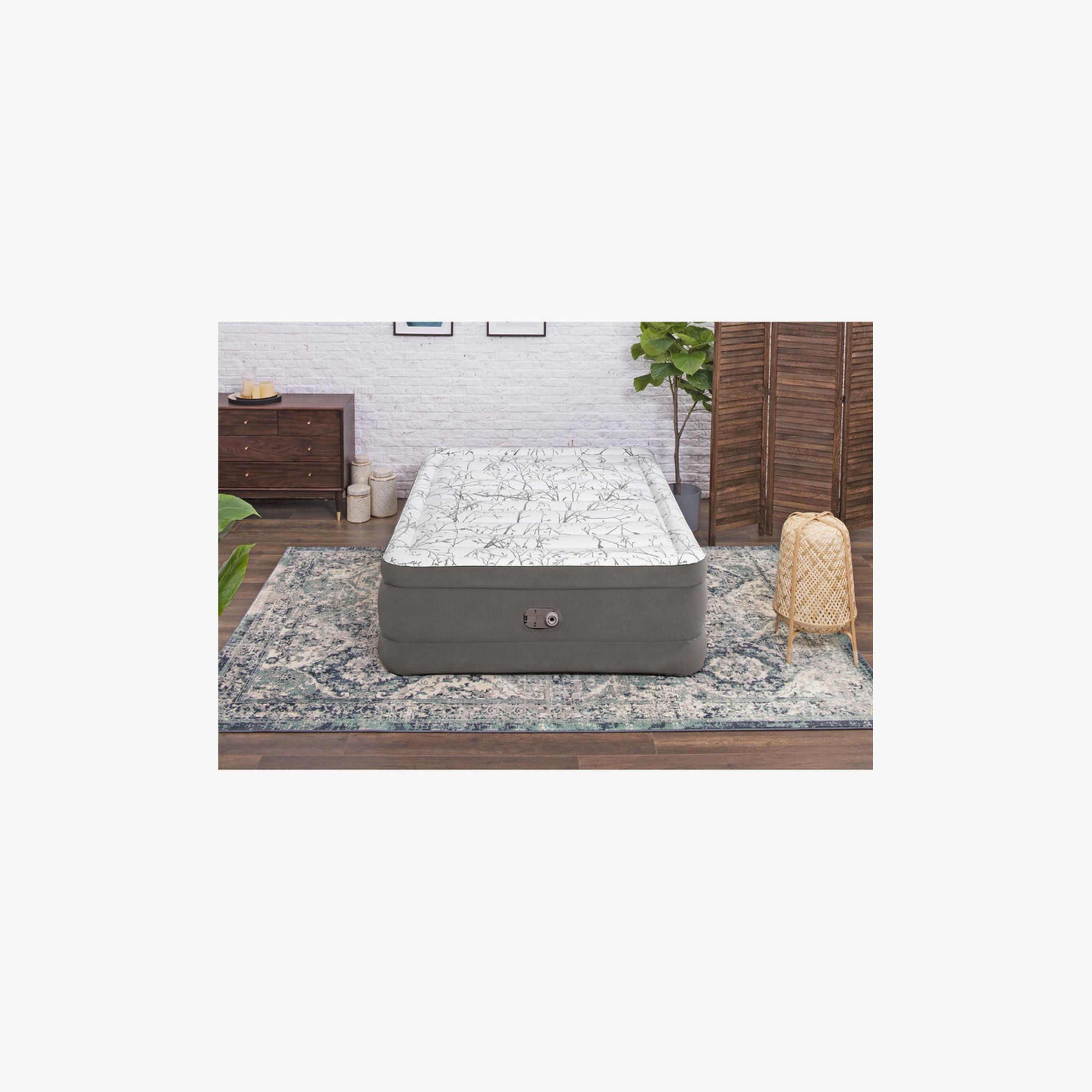Bestway 26-6713E Tritech Fashion Flock Air Mattress with Built-In AC Pump - Queen-baby-nursery-mattresses-image-8