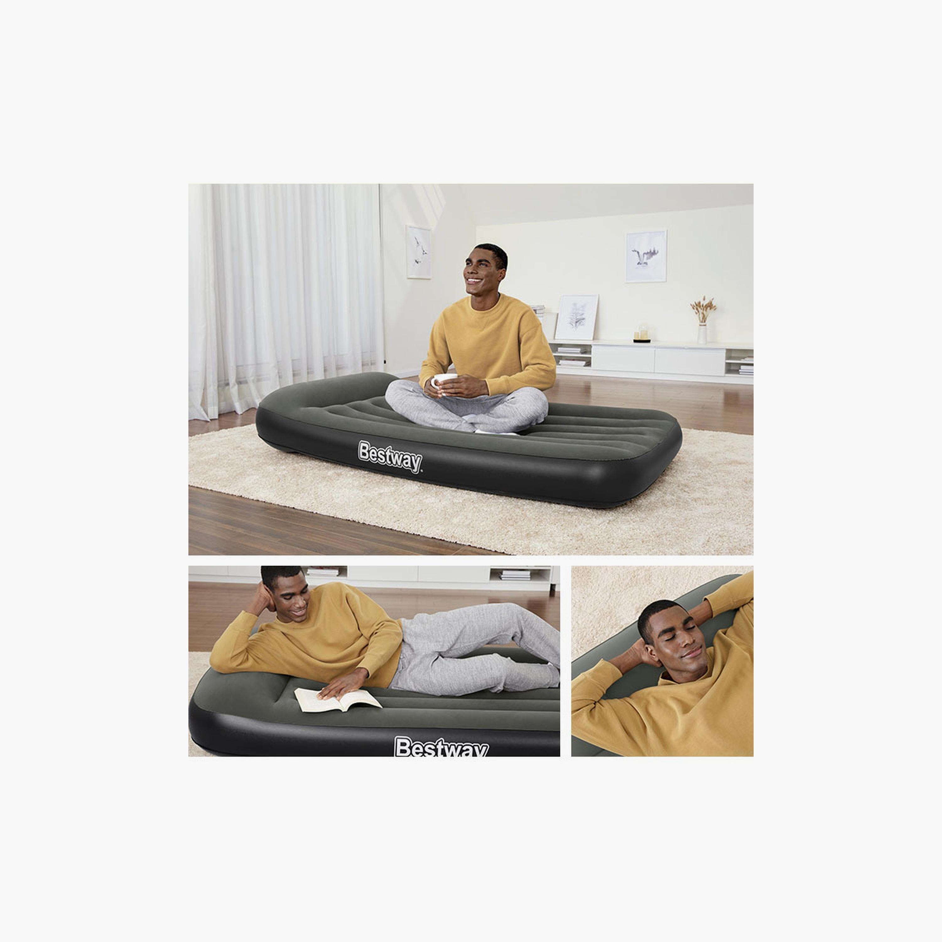 Bestway 26-67929 Tritech Airbed with Built-In Battery Power Pump - Twin-baby-nursery-mattresses-image-2