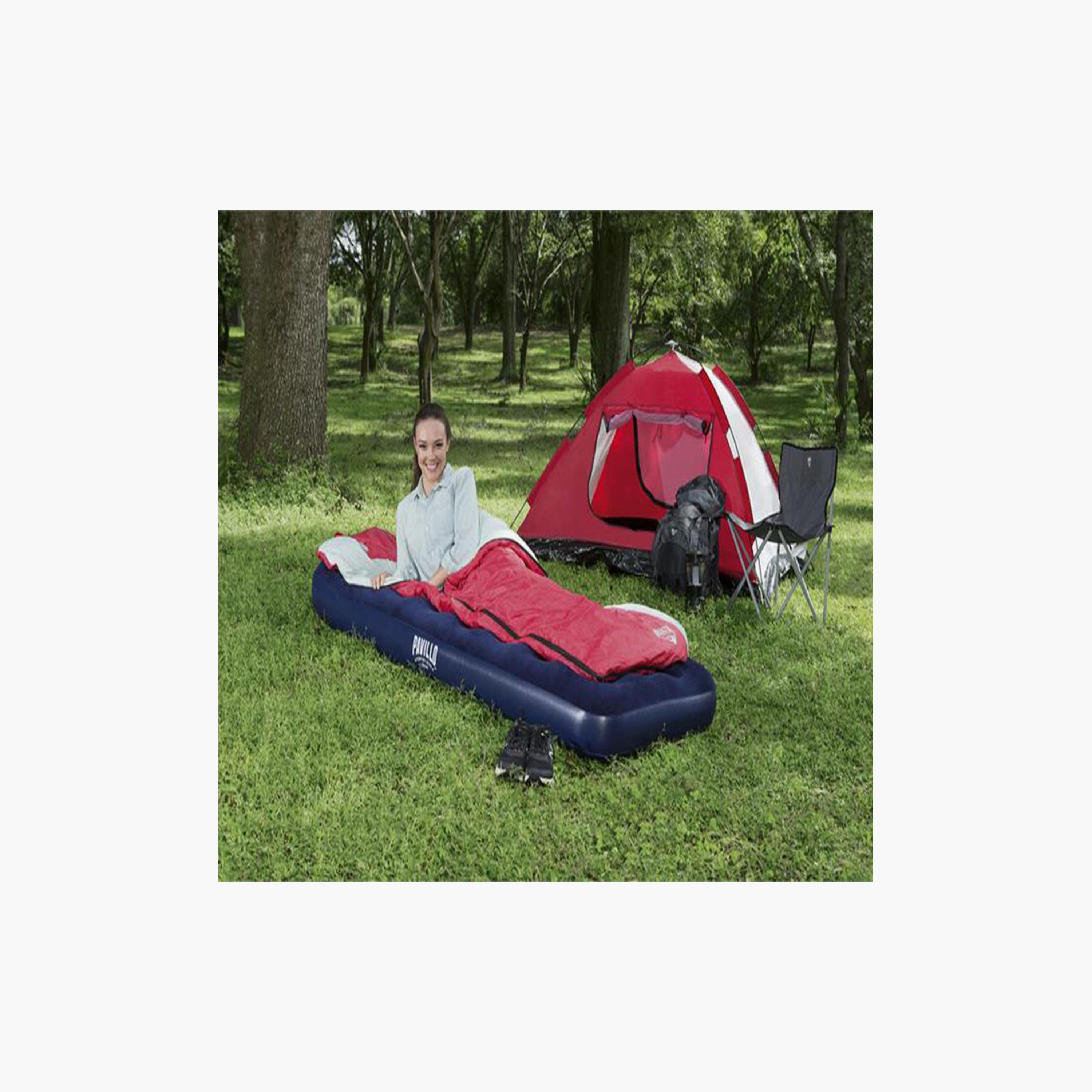Bestway 26-67223 Easy Inflate Flocked Air Bed with Built In Foot Pump - Single-baby-nursery-mattresses-image-10
