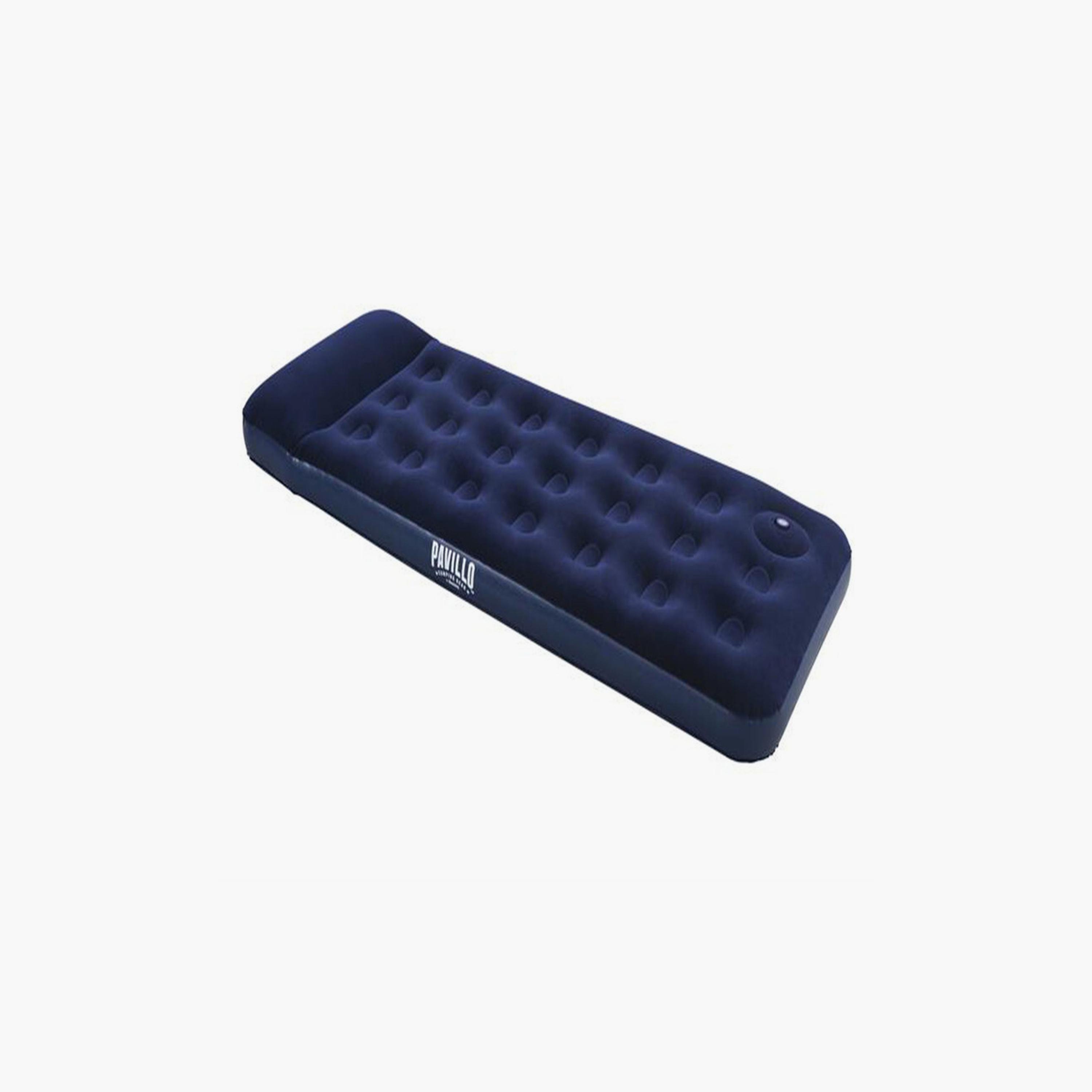 Bestway 26-67223 Easy Inflate Flocked Air Bed with Built In Foot Pump - Single-baby-nursery-mattresses-image-3