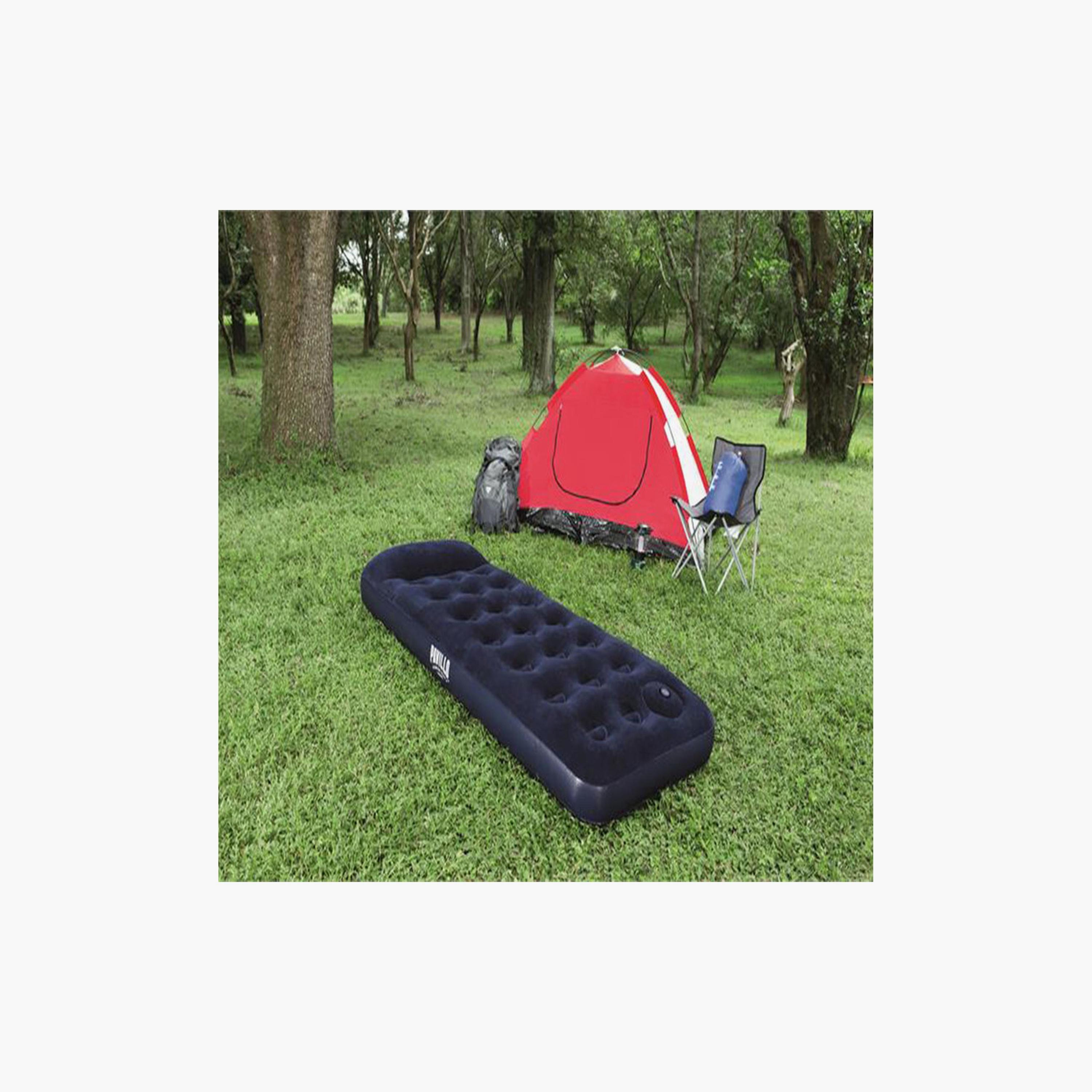 Bestway 26-67223 Easy Inflate Flocked Air Bed with Built In Foot Pump - Single-baby-nursery-mattresses-image-7