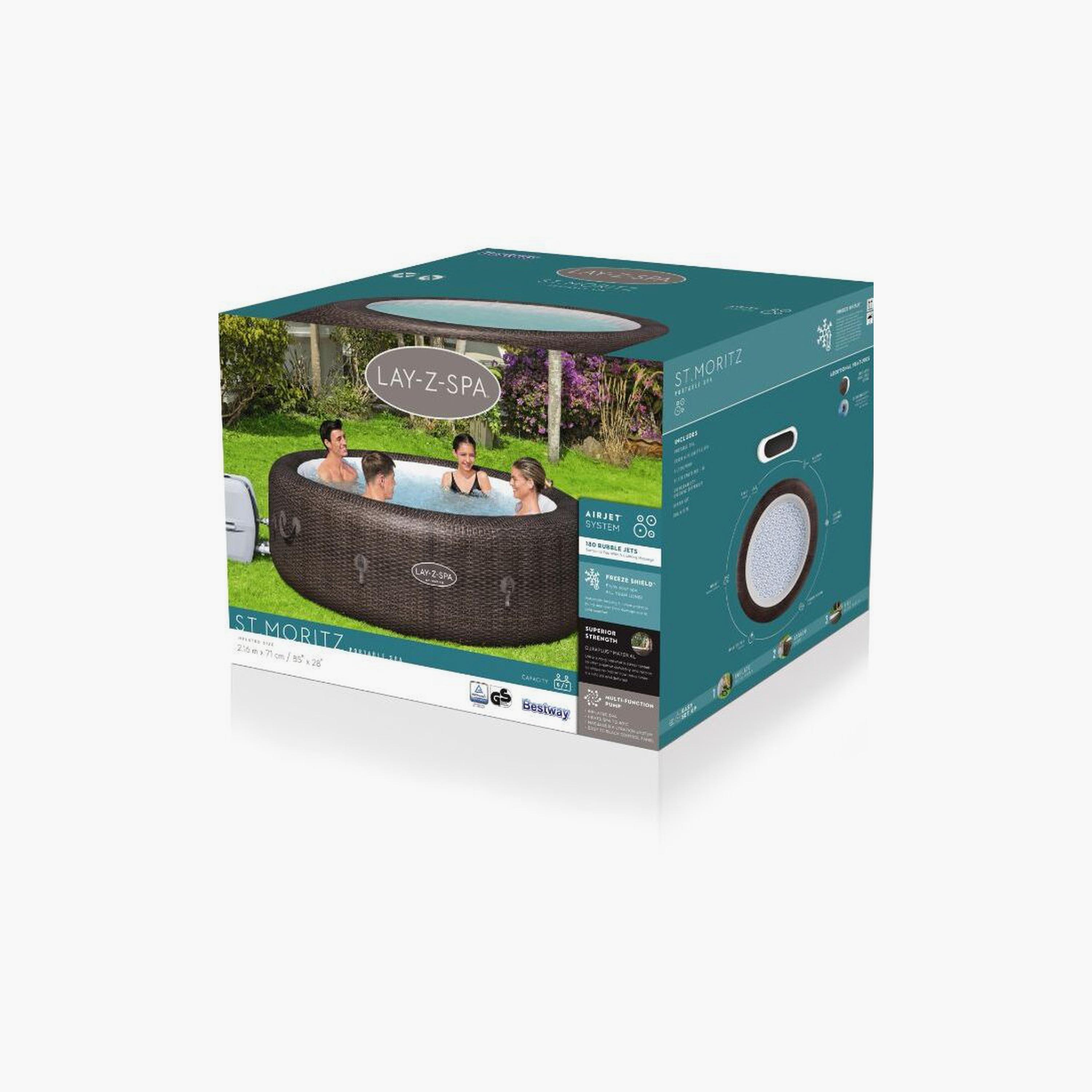 Bestway 26-60023 Lay-Z-Spa Jacuzzi - St.Moritz Airjet-toys-outdoor-poolandbeach-beachtoys-image-6