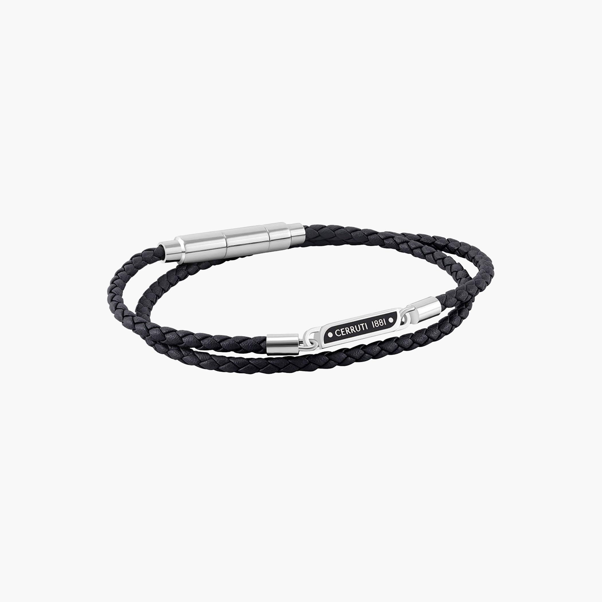 سوار رجالي جلد مضفر-women-watchesandjewellery-jewellery-banglesandbracelets-image-3
