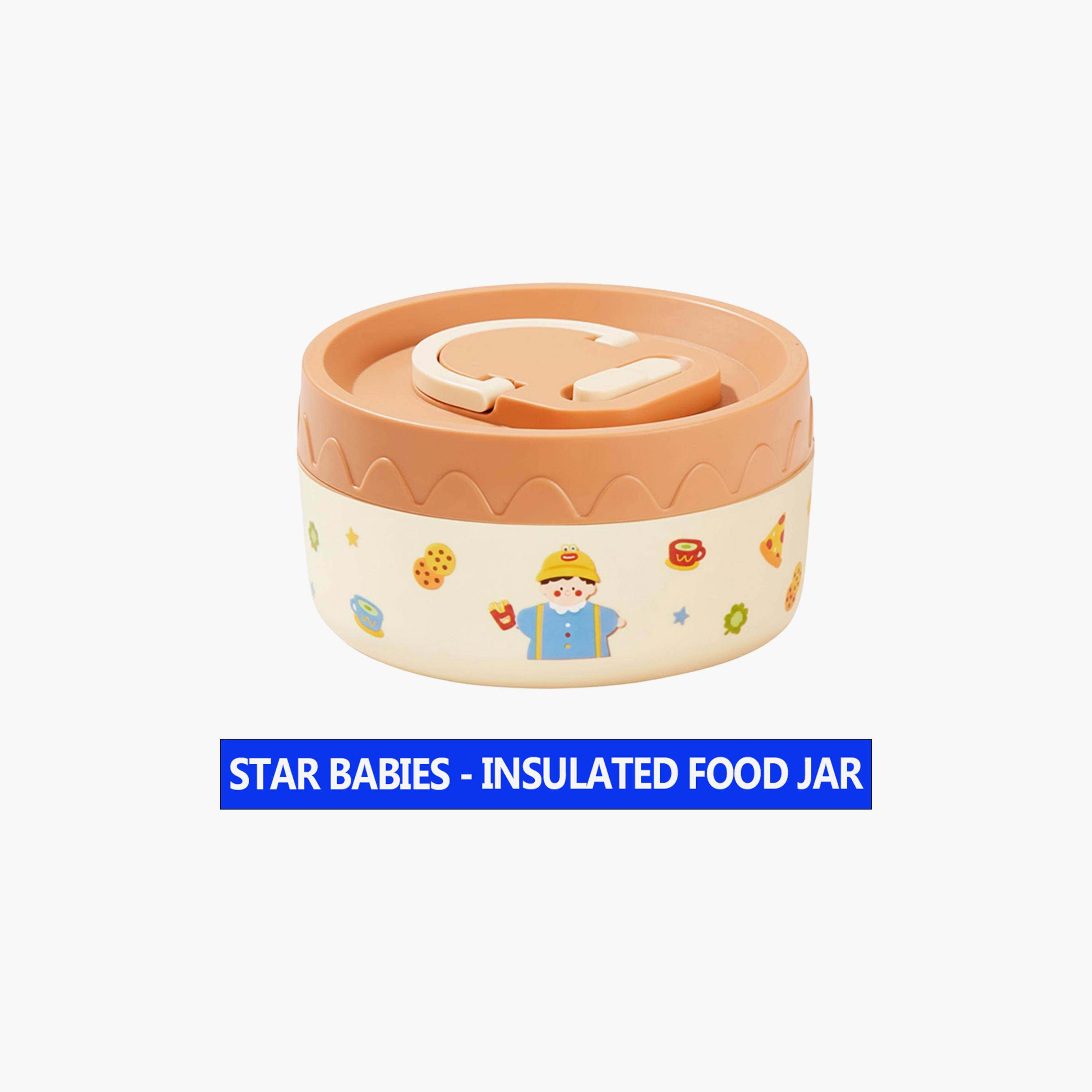 صندوق غداء عازل للحرارة ستانلس ستيل 304 - 400 مل من ستار بيبيز-school-lunchessentials-lunchboxes-image-2