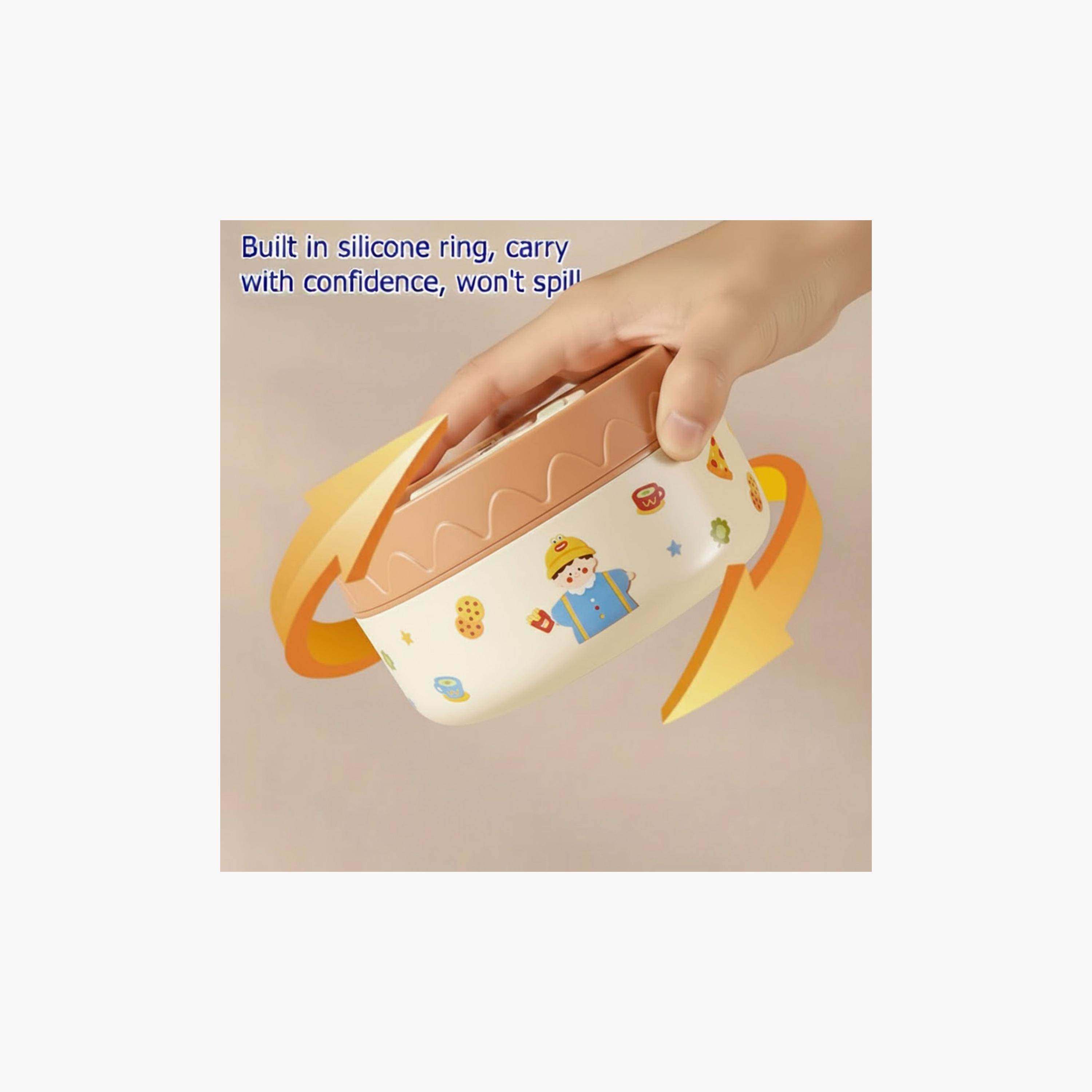 صندوق غداء عازل للحرارة ستانلس ستيل 304 - 400 مل من ستار بيبيز-school-lunchessentials-lunchboxes-image-6