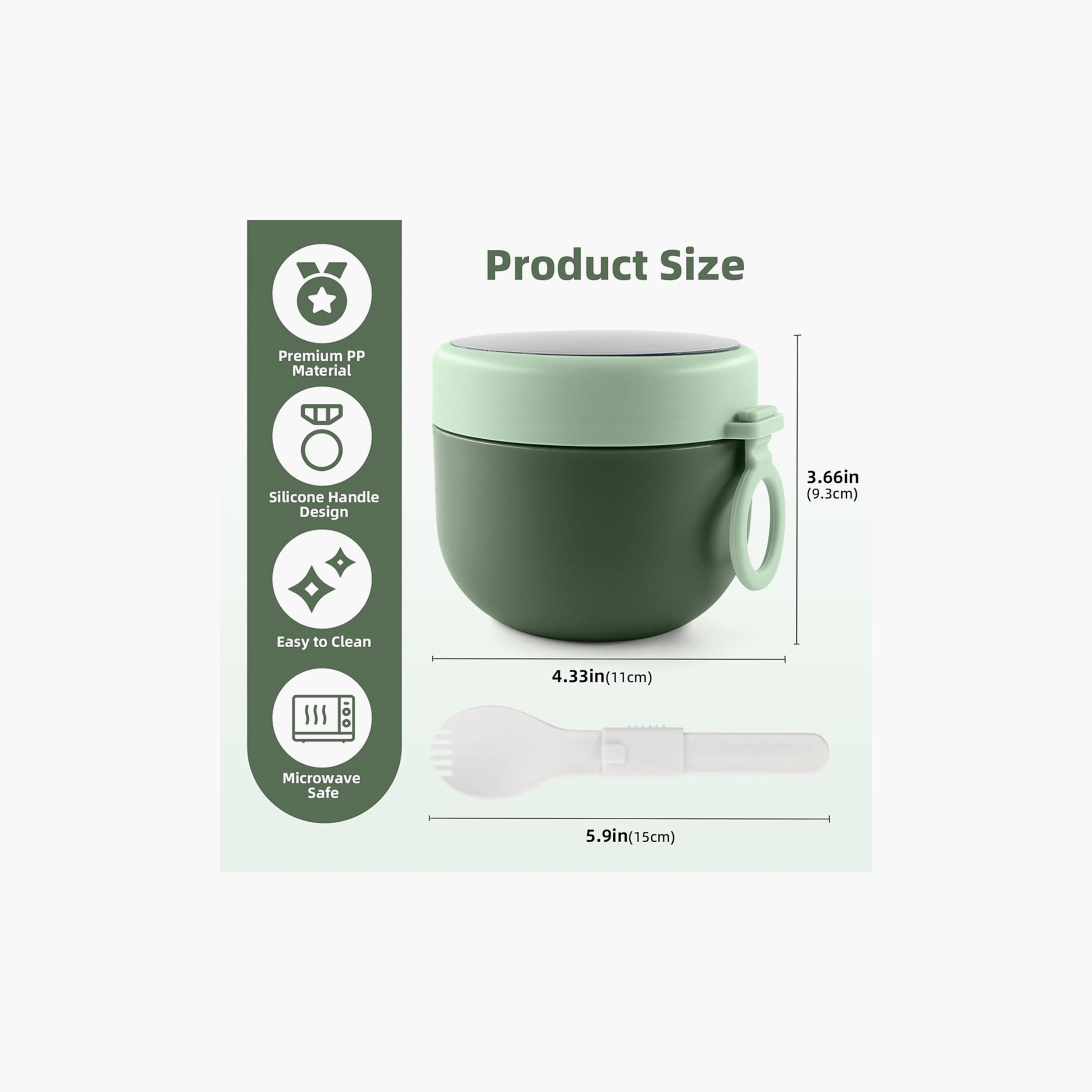 Star Babies Stainless Steel Food Jar with Spoon & Leak Proof Lid - 600 ml-baby-feeding-mealtimeessentials-image-3
