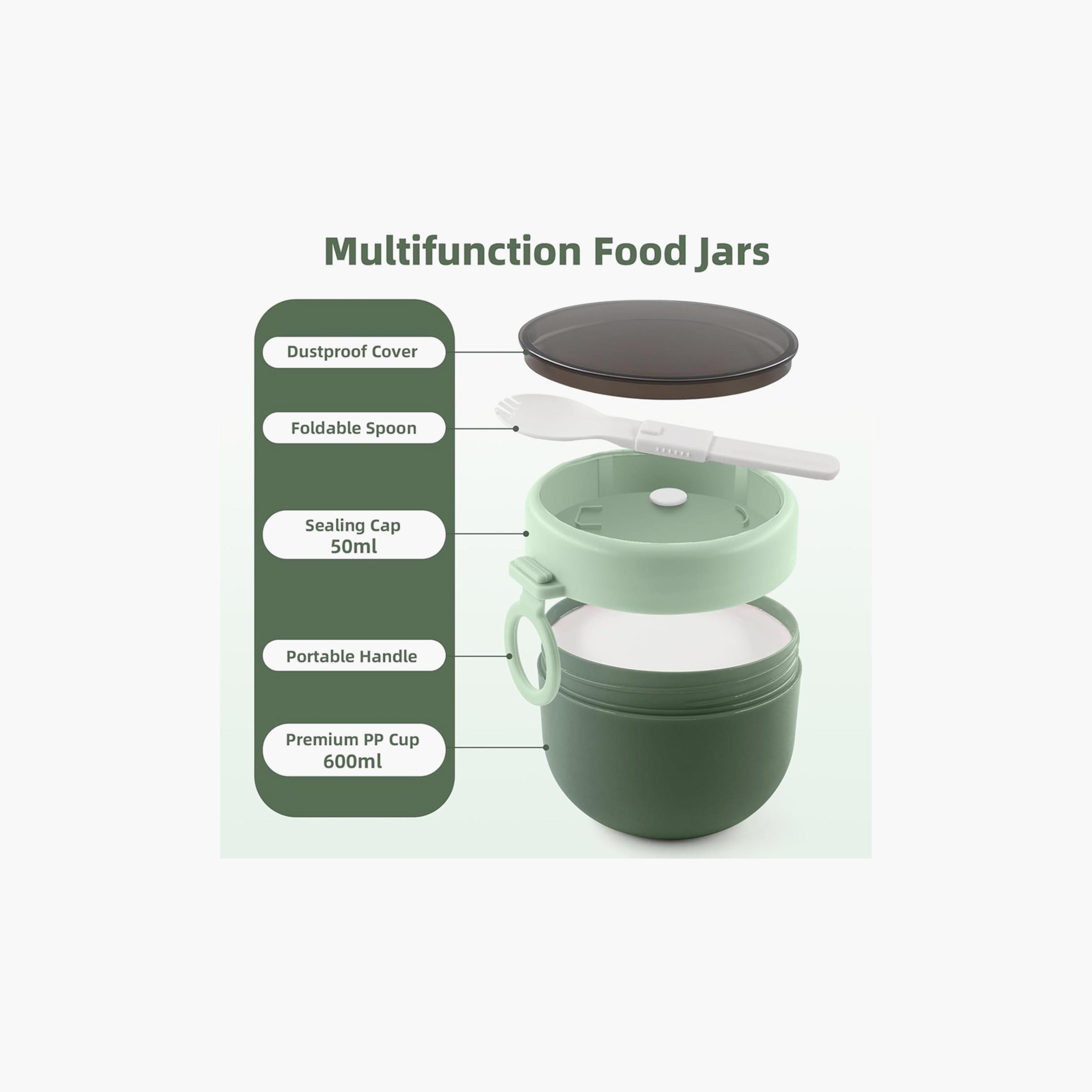 Star Babies Stainless Steel Food Jar with Spoon & Leak Proof Lid - 600 ml-baby-feeding-mealtimeessentials-image-4