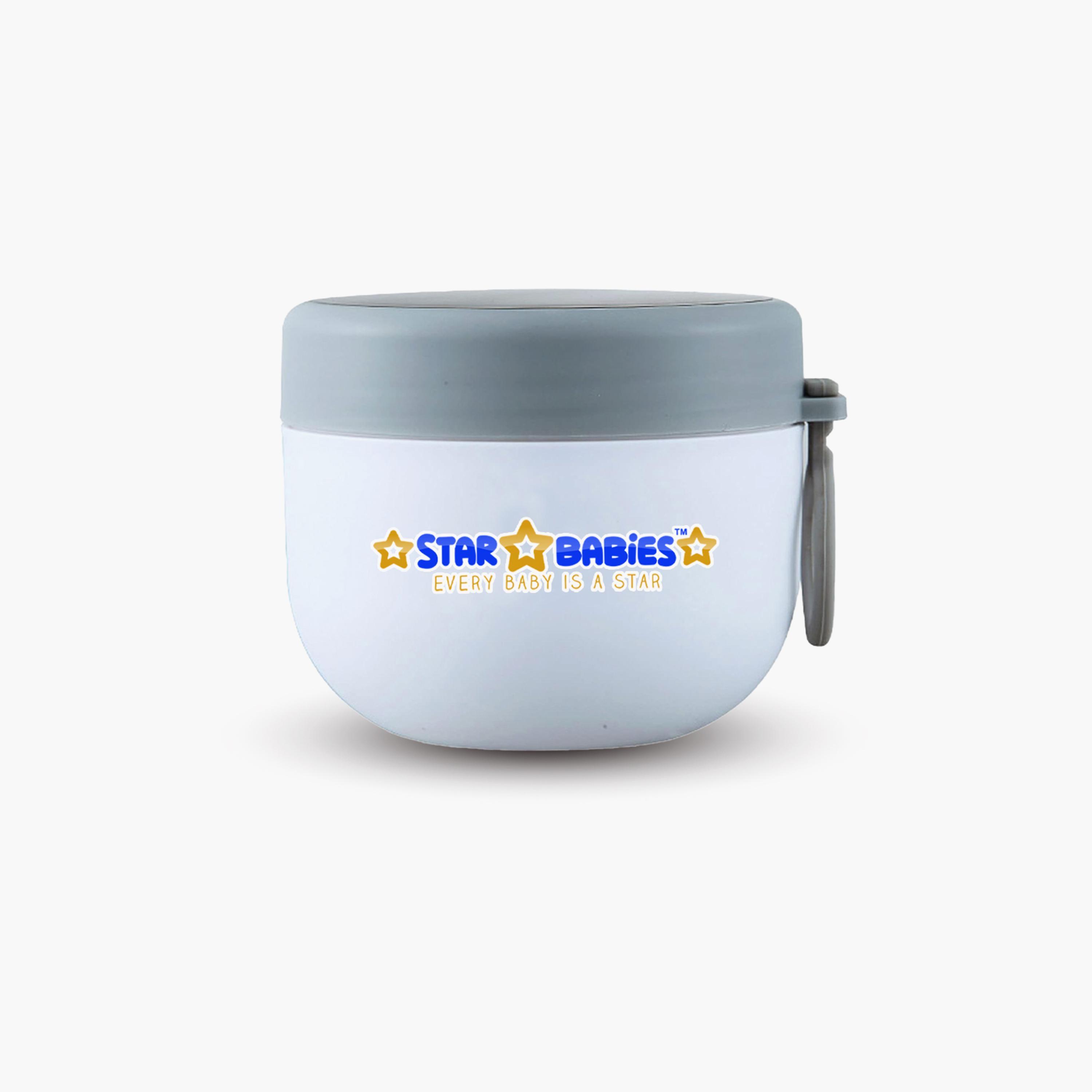 Star Babies Stainless Steel Food Jar with Spoon & Leak Proof Lid - 600 ml-baby-feeding-mealtimeessentials-image-8