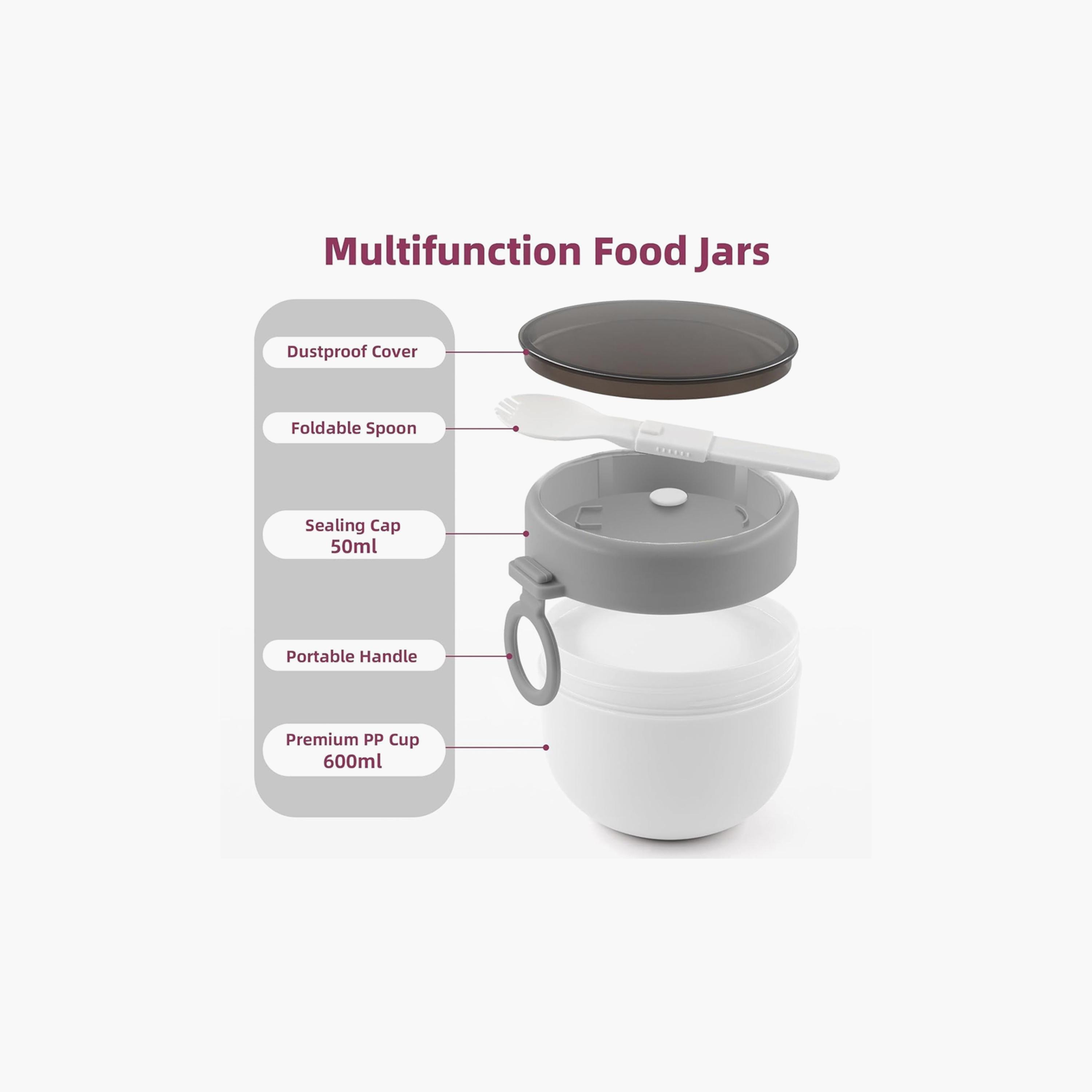 Star Babies Stainless Steel Food Jar with Spoon & Leak Proof Lid - 600 ml-baby-feeding-mealtimeessentials-image-11