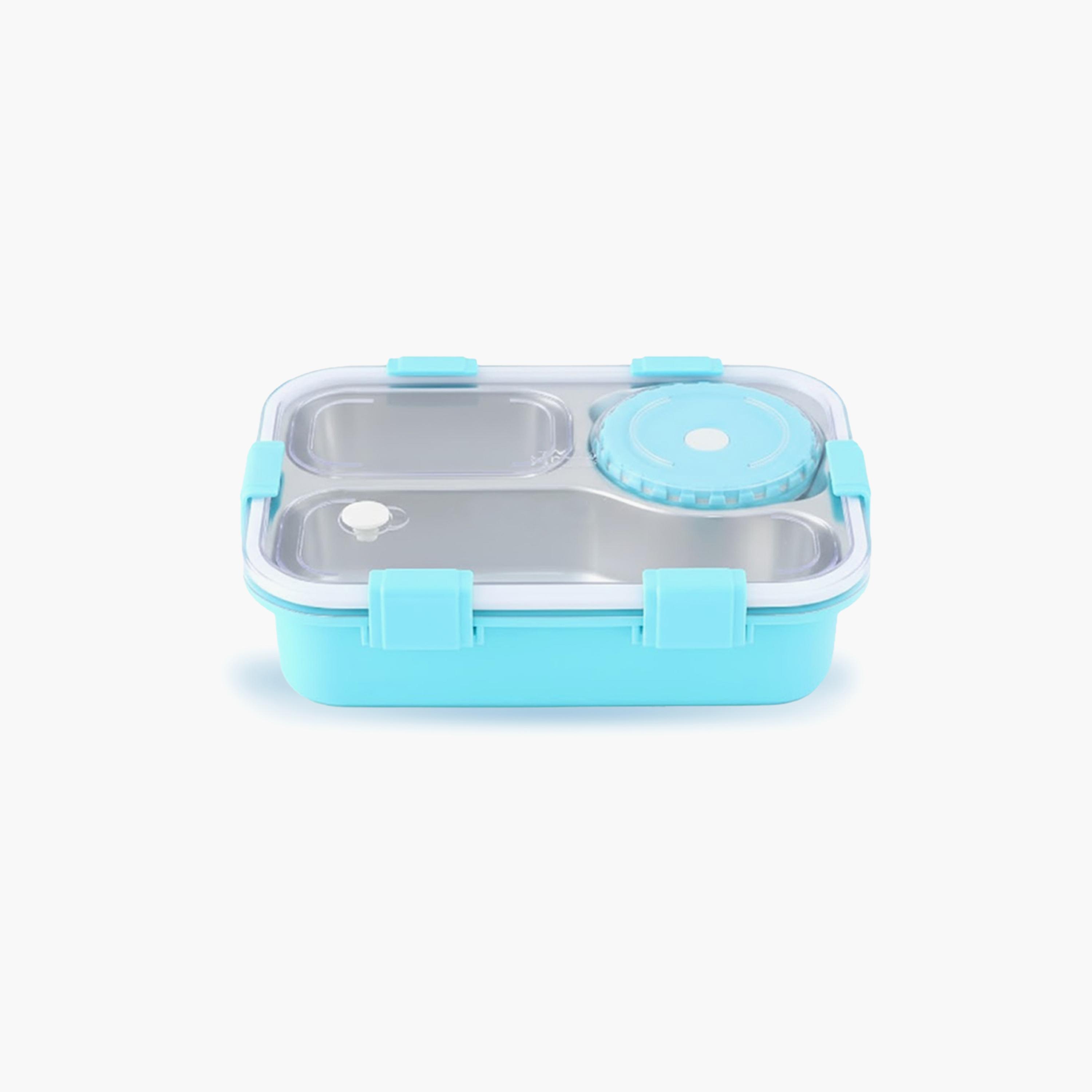 Star Babies 304 Stainless Steel Bento Lunch Box with 4 Compartments and Leak-Proof Lid-school-lunchessentials-lunchboxes-image-1