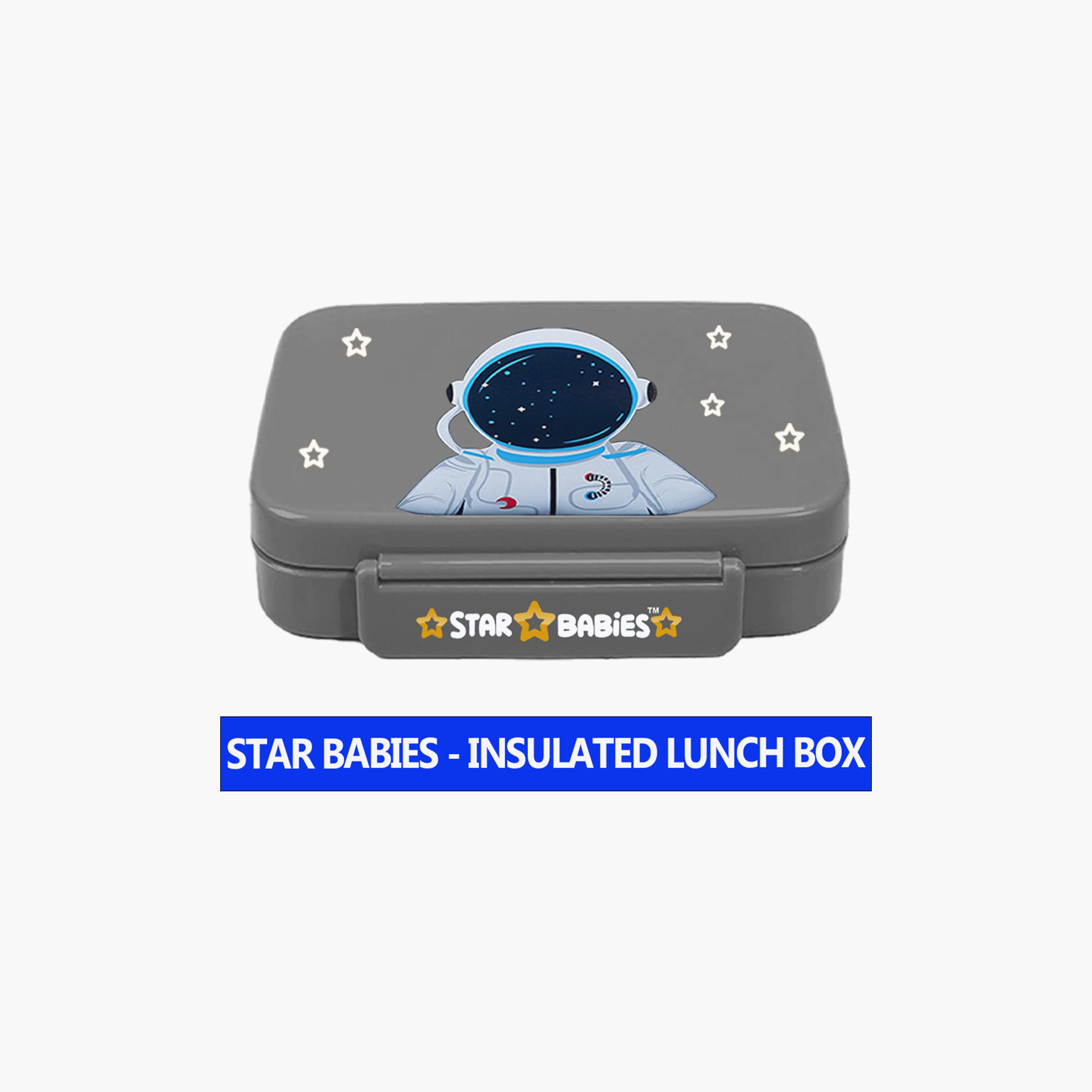 Star Babies Lunch Box - Astronaut - Grey-school-lunchessentials-lunchboxes-image-2