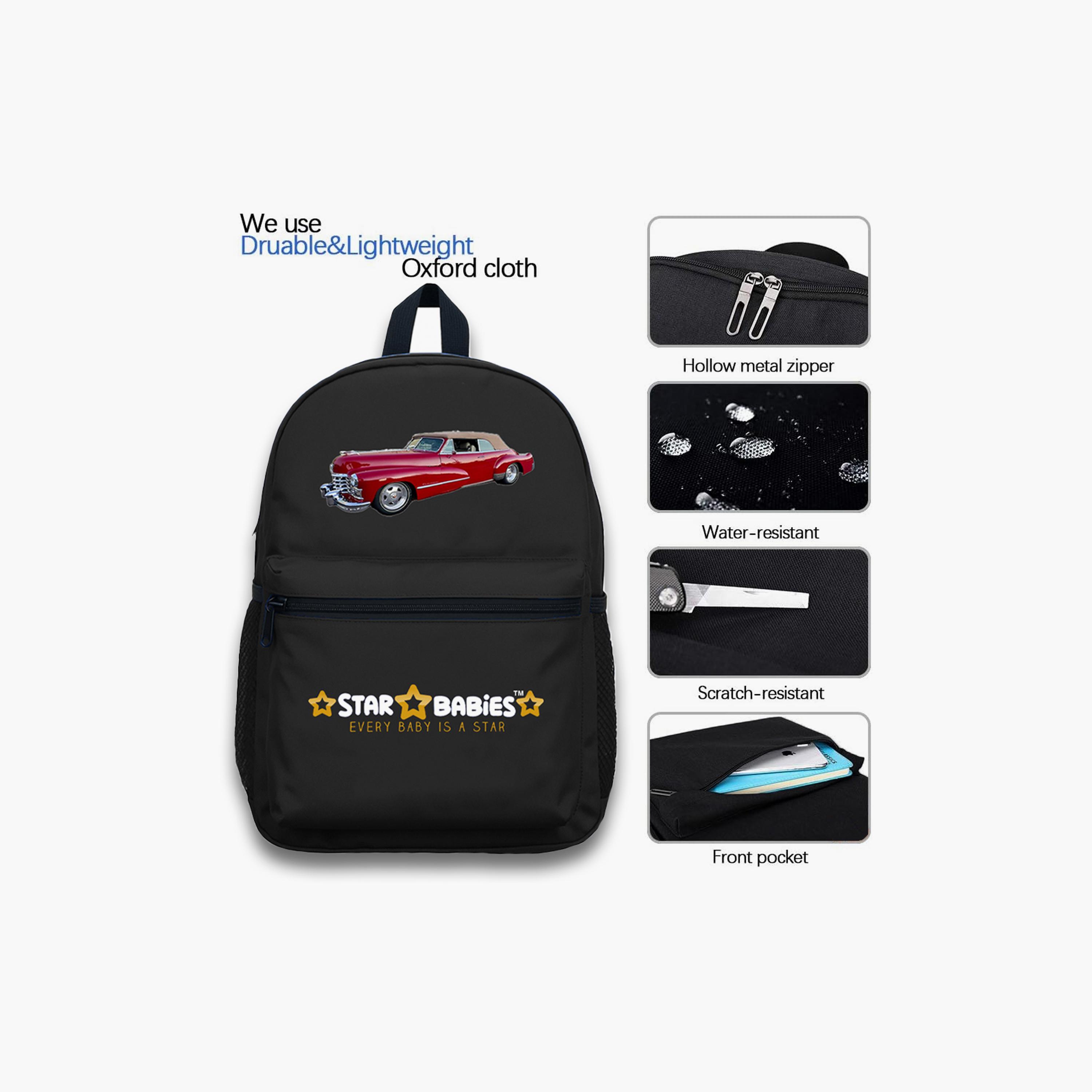 مجموعة حقيبة ظهر 4 قطع مقاس 16 بوصة من ستار بيبيز مع هدايا مجانية - السيارة-school-bagsandbackpacks-sets-image-4