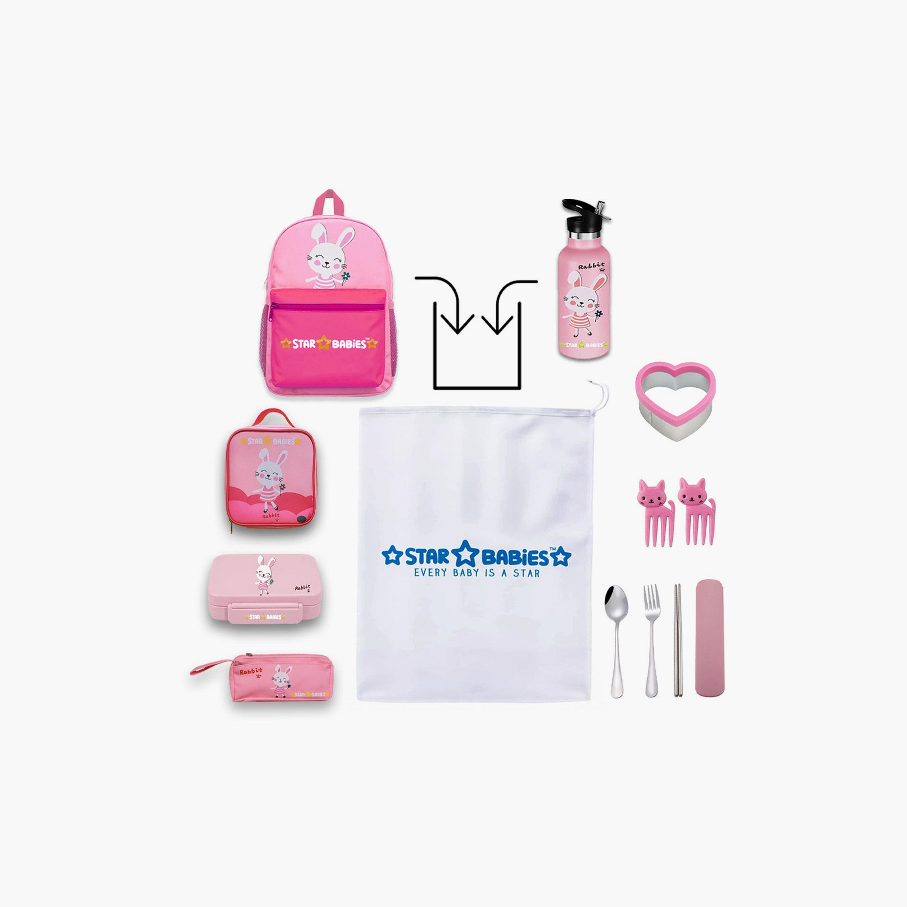 Star Babies 4-Piece 16" Backpack Set with Free Gifts - Bunny-school-bagsandbackpacks-sets-image-5