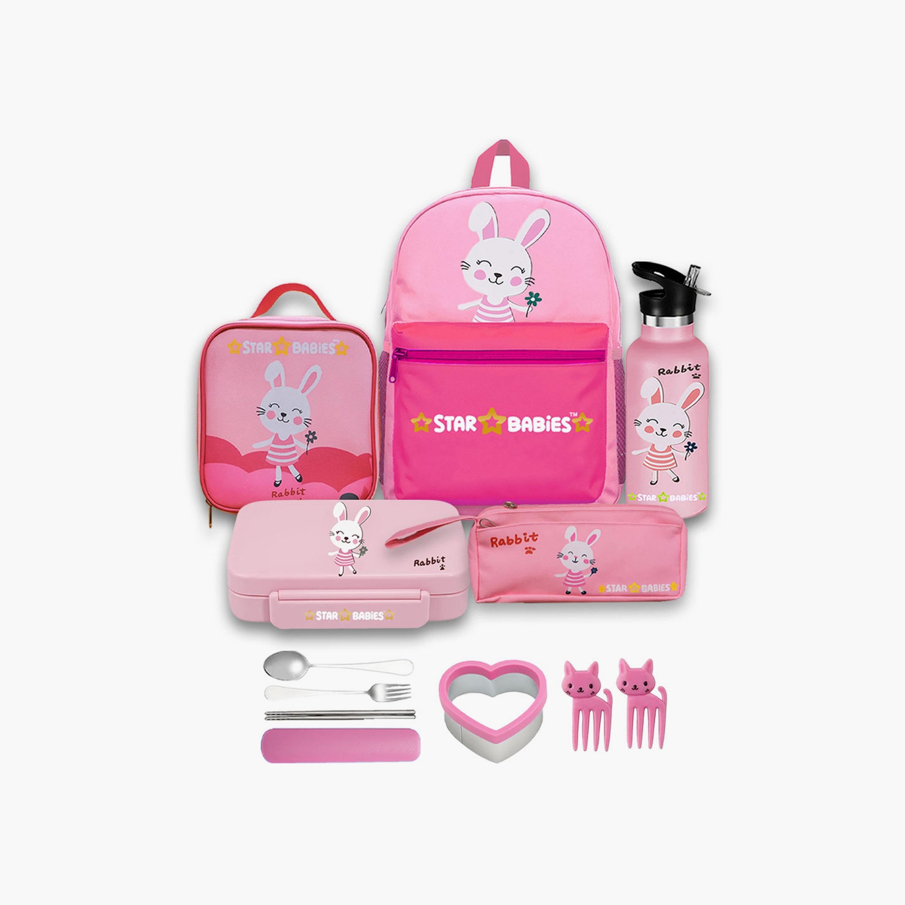 Star Babies 4-Piece 16" Backpack Set with Free Gifts - Bunny-school-bagsandbackpacks-sets-image-8