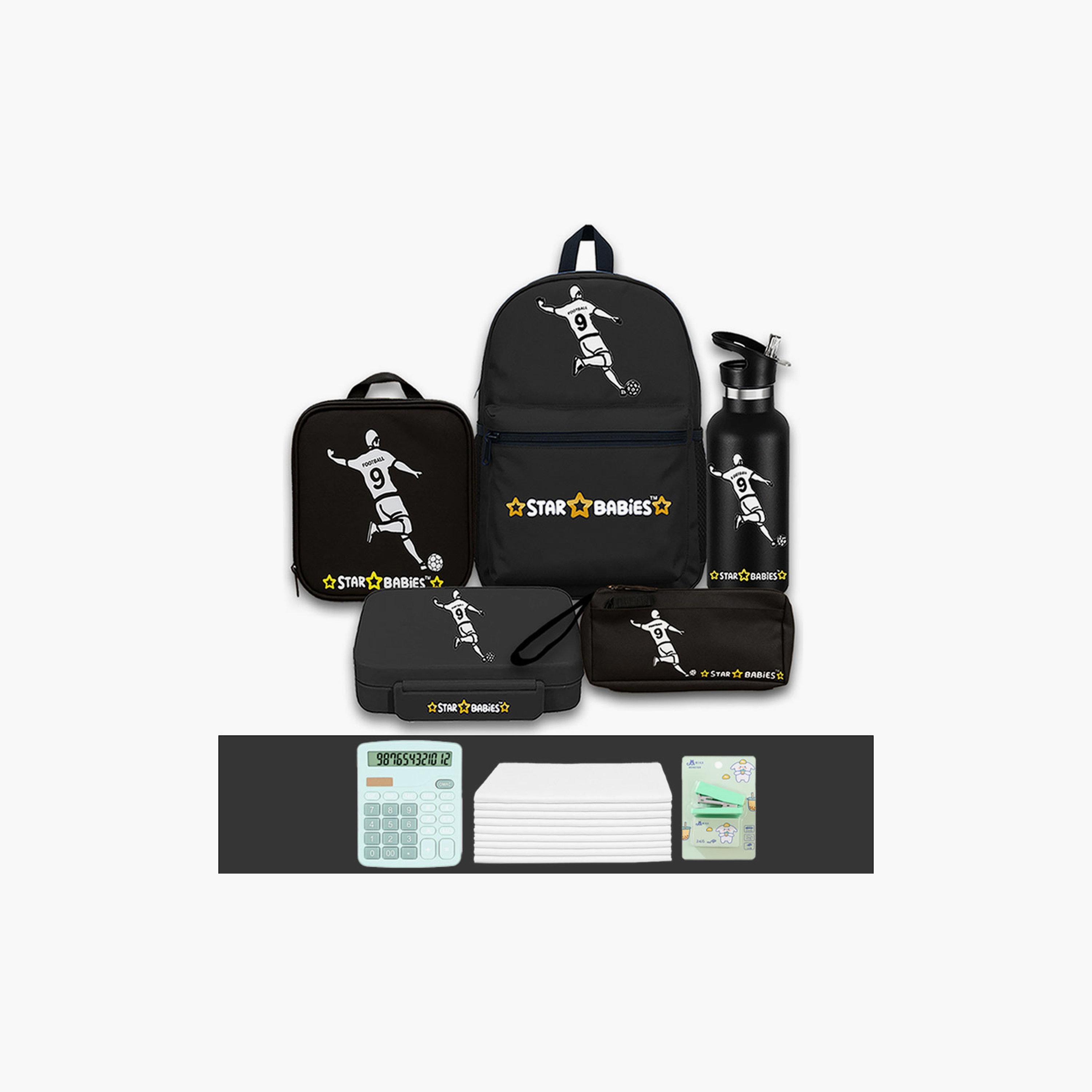 Star Babies 4-Piece 16" Backpack Set with Free Gifts - Football-school-bagsandbackpacks-sets-image-1