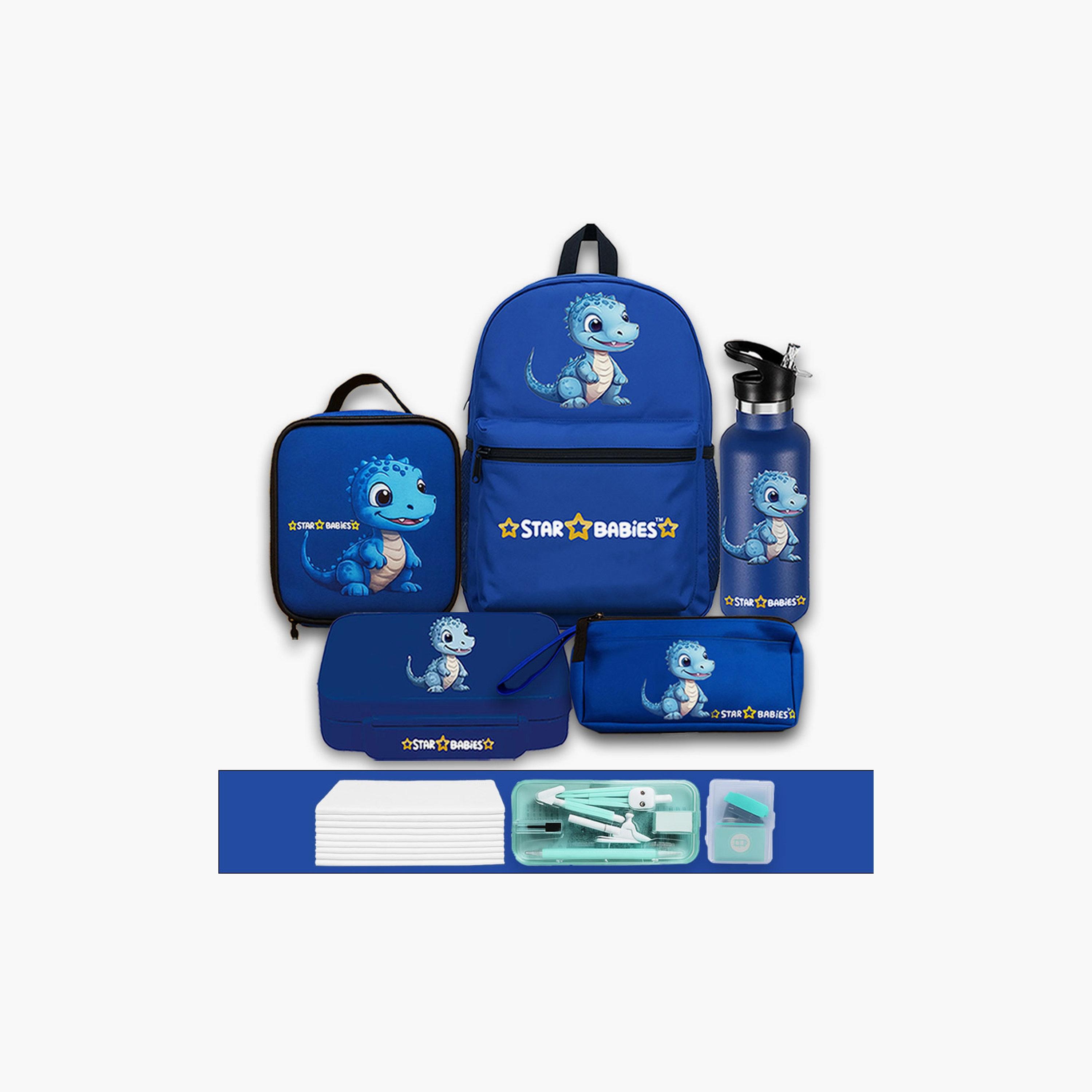 Star Babies 4-Piece 16" Backpack Set with Free Gifts - Dinosaurs-school-bagsandbackpacks-sets-image-1