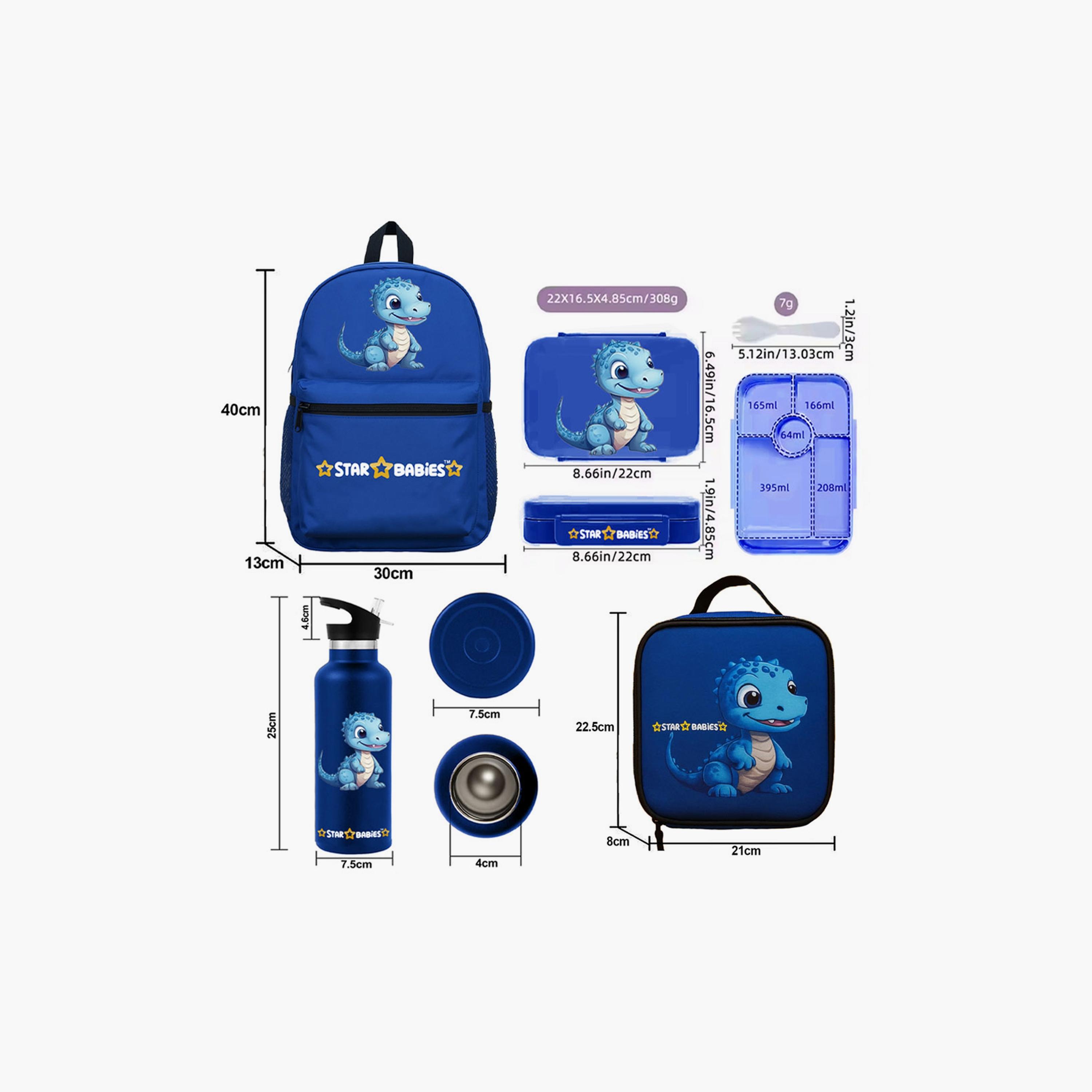 Star Babies 4-Piece 16" Backpack Set with Free Gifts - Dinosaurs-school-bagsandbackpacks-sets-image-6