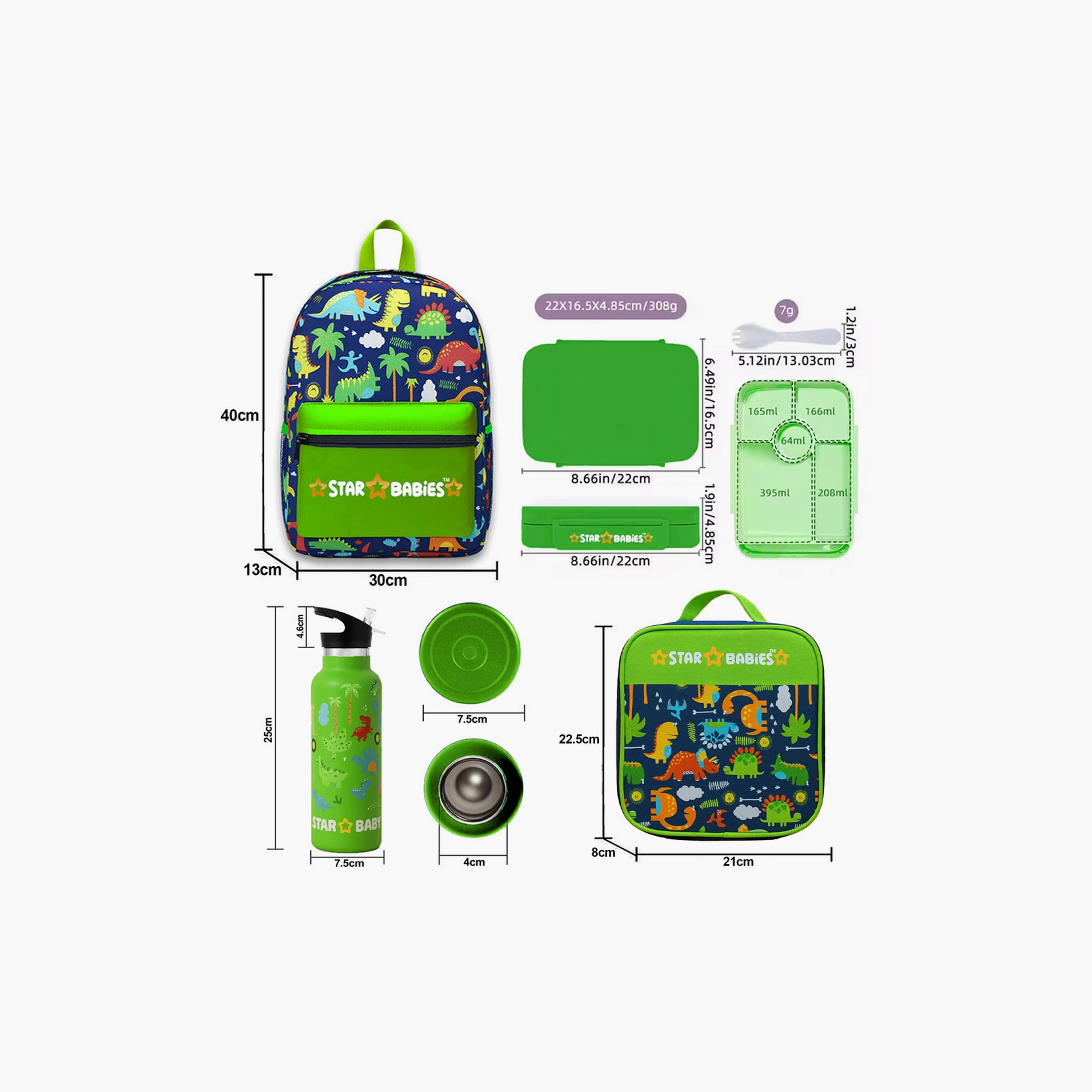 Star Babies 4-Piece 16" Backpack Set with Free Gifts - Dinosaurs-school-bagsandbackpacks-sets-image-7