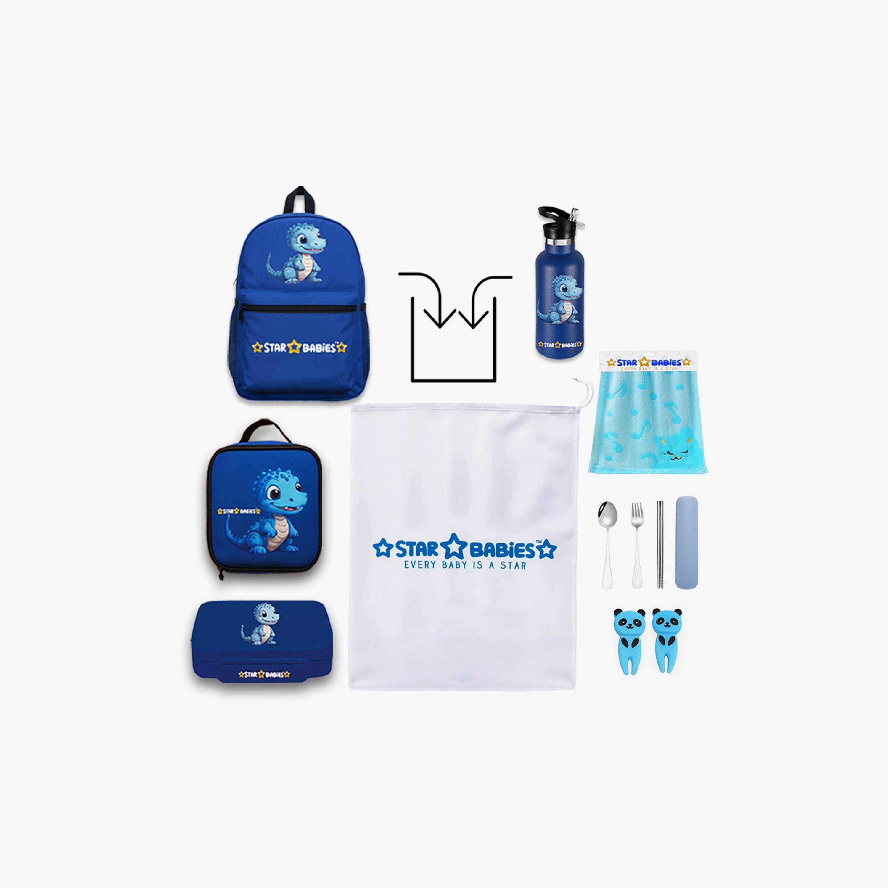 حقيبة مدرسية 4 قطع مقاس 16 بوصة من ستار بيبيز مع هدايا مجانية - الديناصورات-school-bagsandbackpacks-sets-image-10