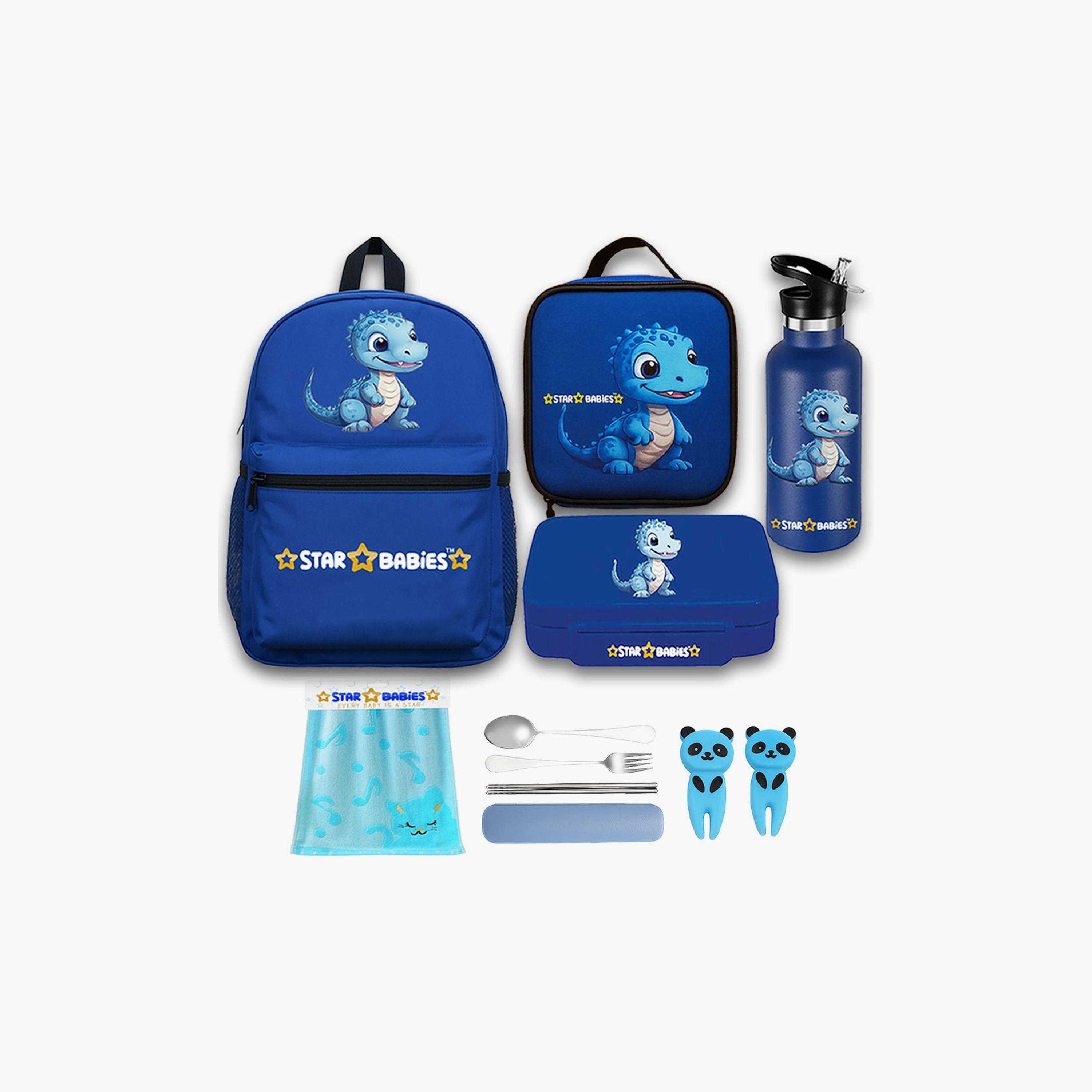 حقيبة مدرسية 4 قطع مقاس 16 بوصة من ستار بيبيز مع هدايا مجانية - الديناصورات-school-bagsandbackpacks-sets-image-13