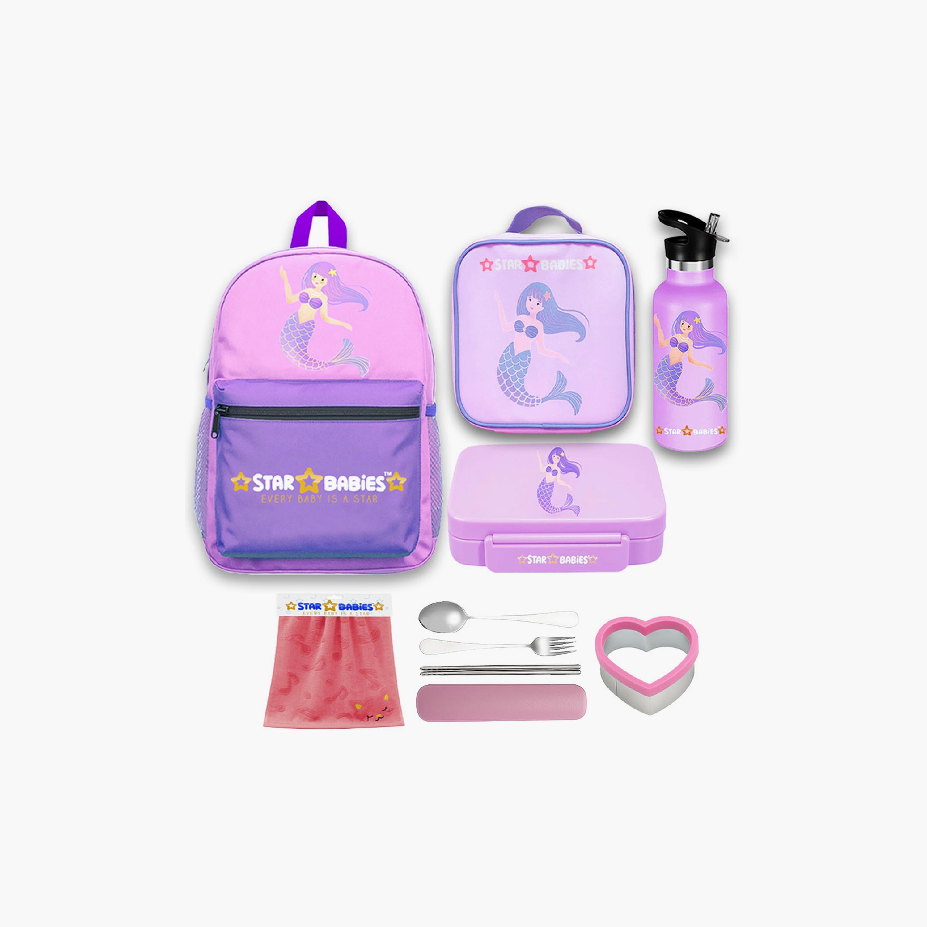 Star Babies 4-Piece 16" School Bag with Free Gifts - Mermaid-school-bagsandbackpacks-sets-image-11