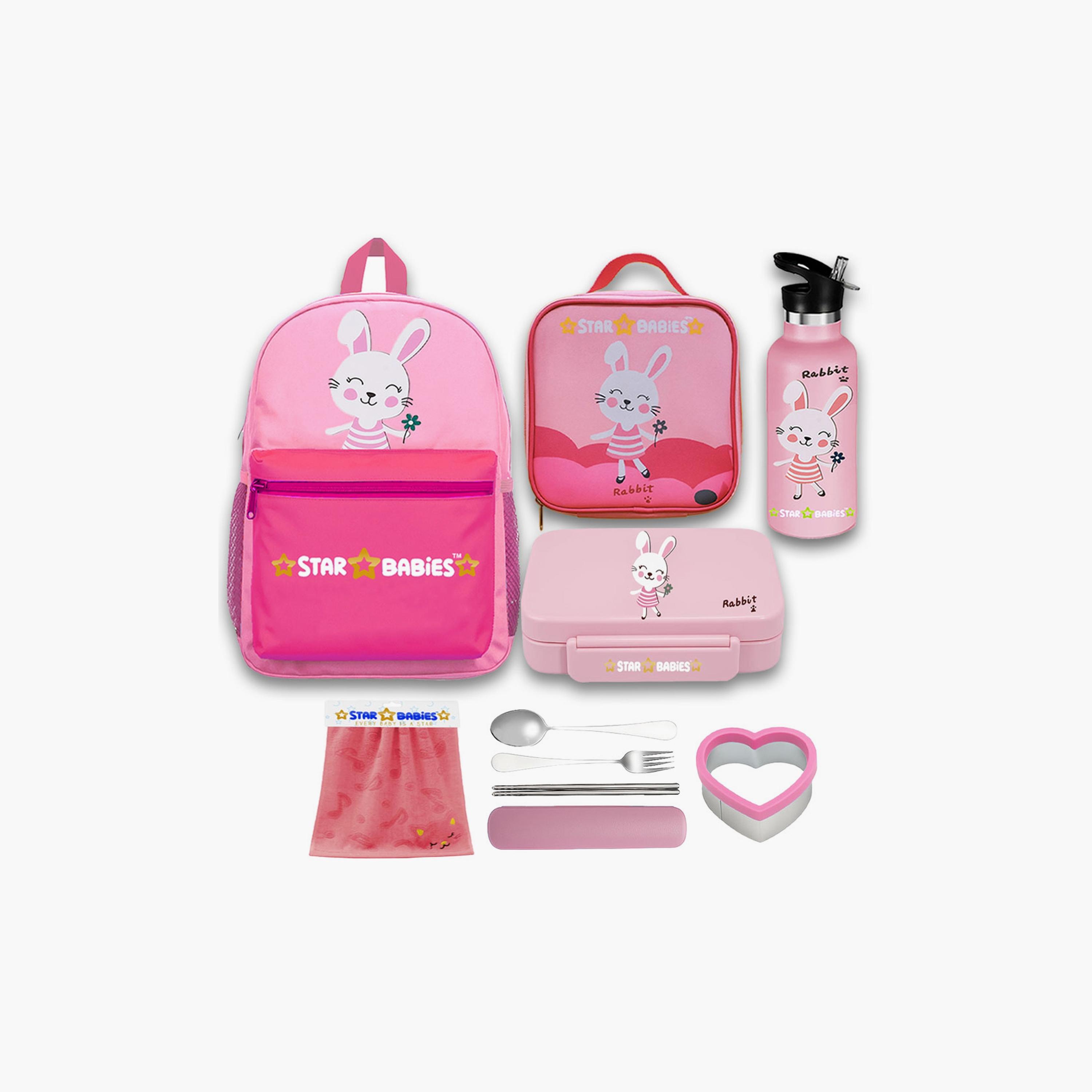 Star Babies 4-Piece 16" School Bag with Free Gifts - Bunny-school-bagsandbackpacks-sets-image-12