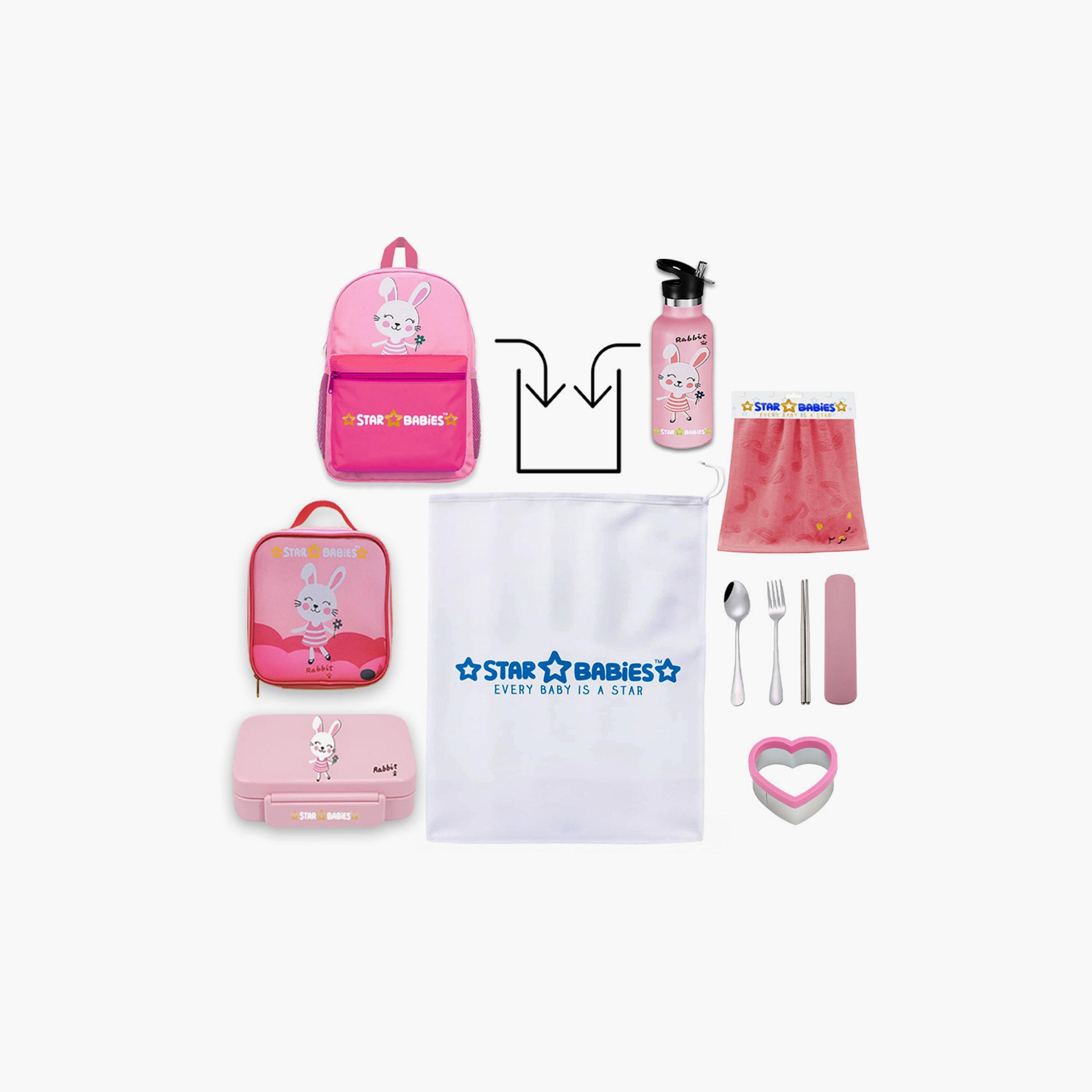 Star Babies 4-Piece 16" School Bag with Free Gifts - Bunny-school-bagsandbackpacks-sets-image-9