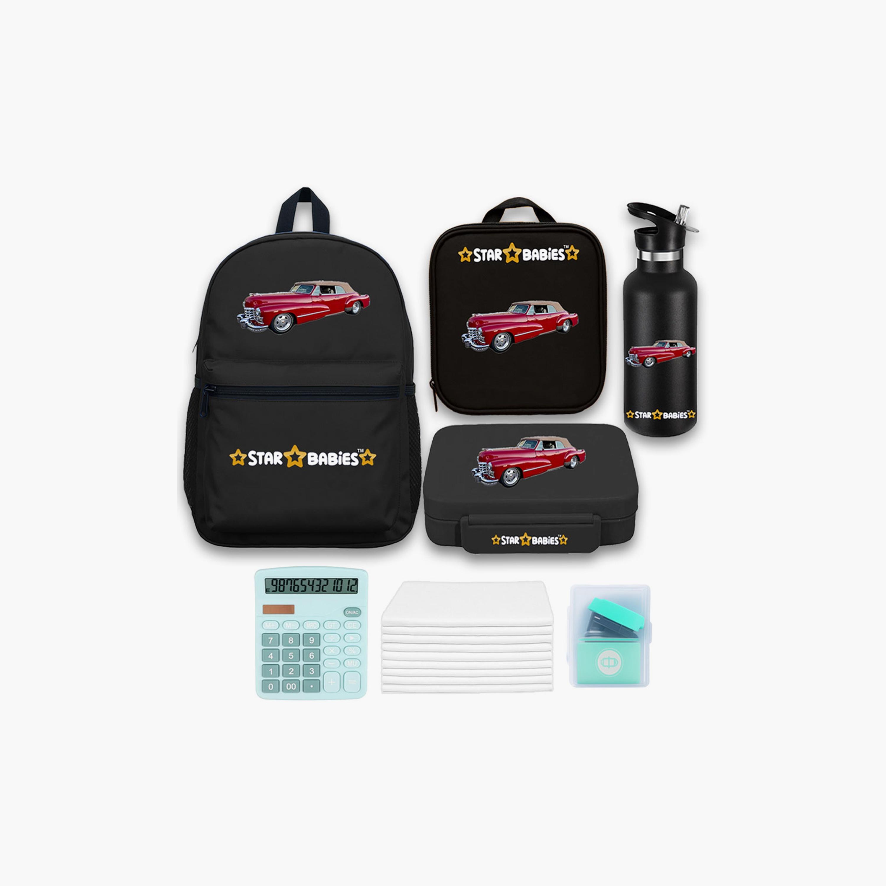 Star Babies 4-Piece 16" School Bag with Free Gifts - Car-school-bagsandbackpacks-sets-image-11