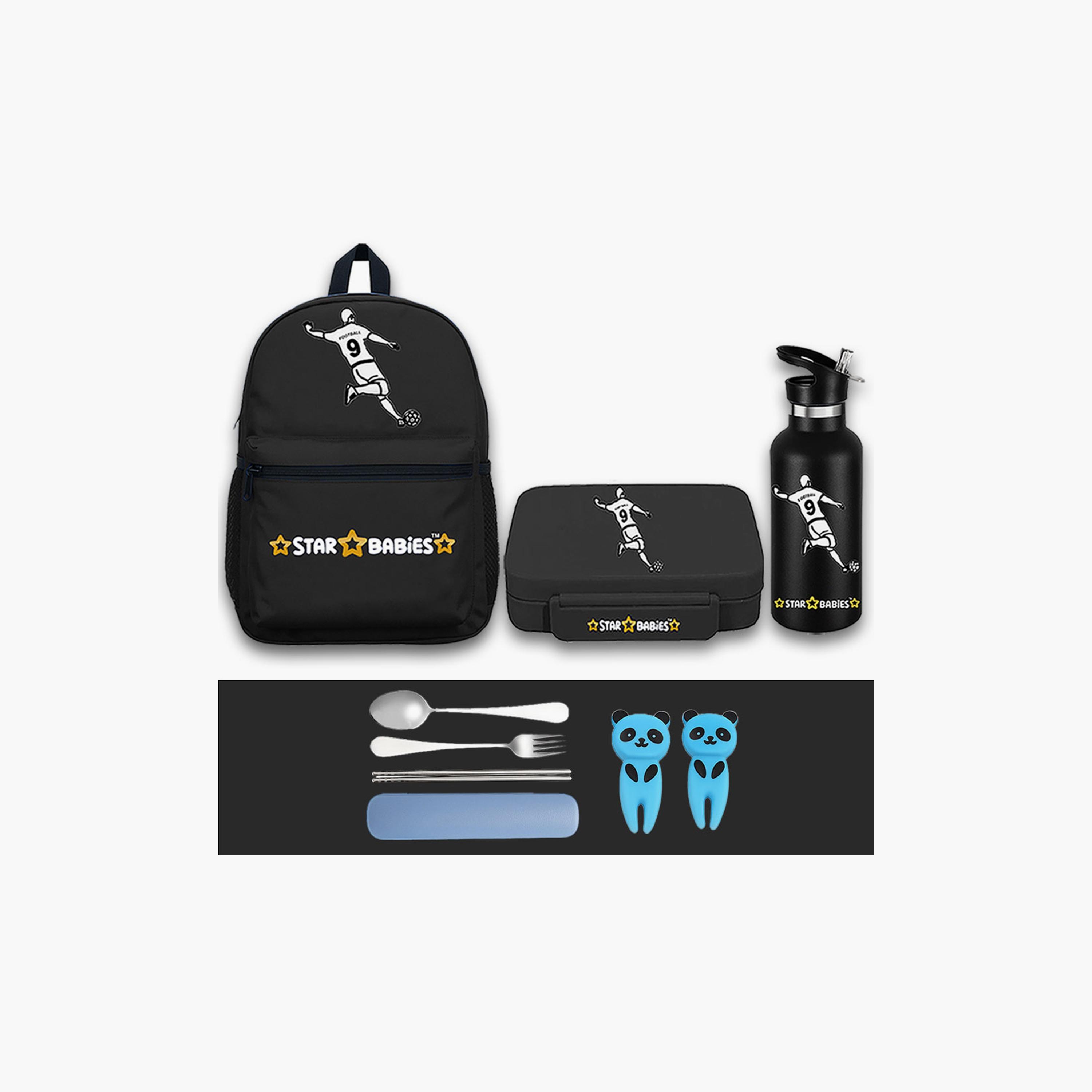 Star Babies 3-Piece 16" Backpack with Free Gifts - Football-school-bagsandbackpacks-sets-image-1