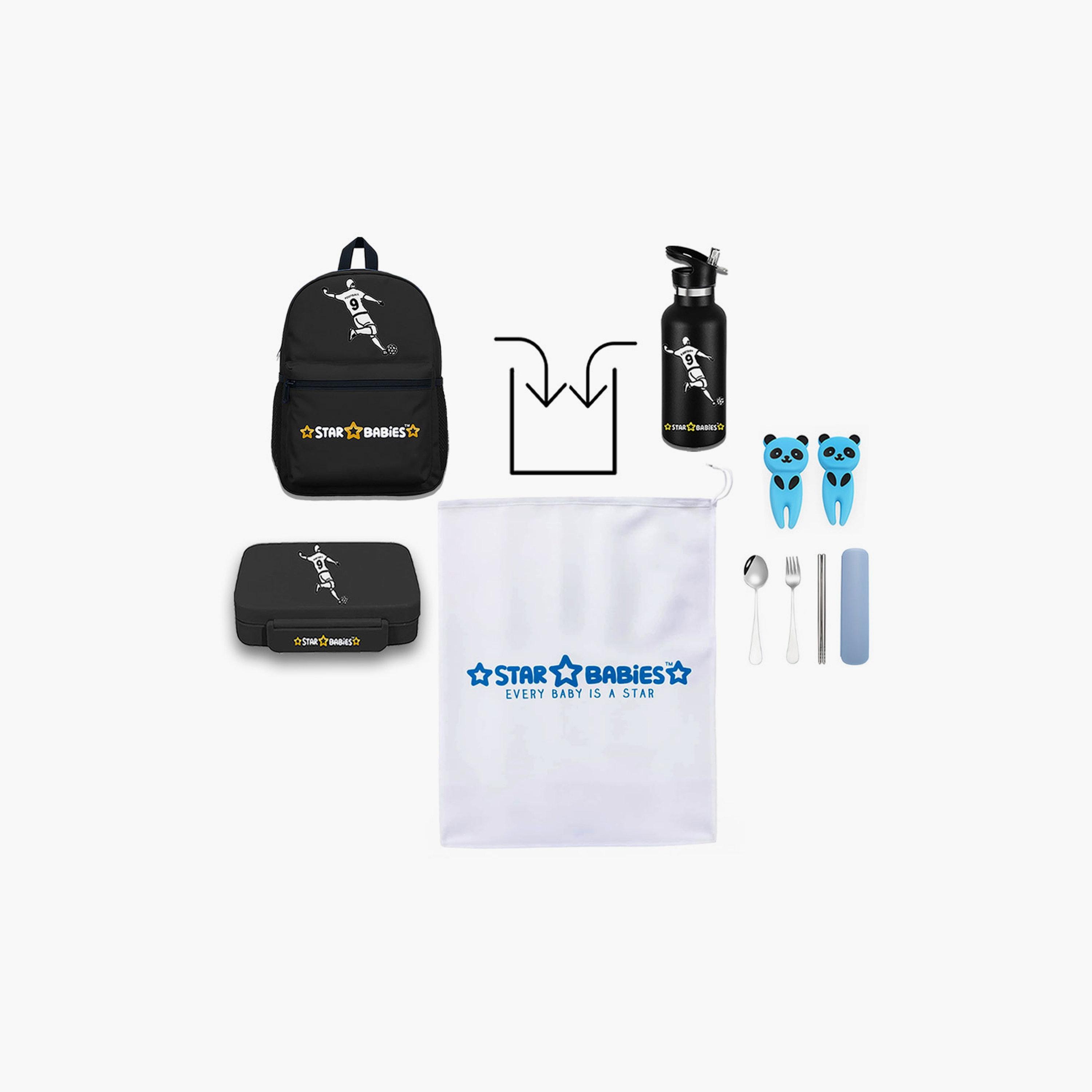 Star Babies 3-Piece 16" Backpack with Free Gifts - Football-school-bagsandbackpacks-sets-image-6