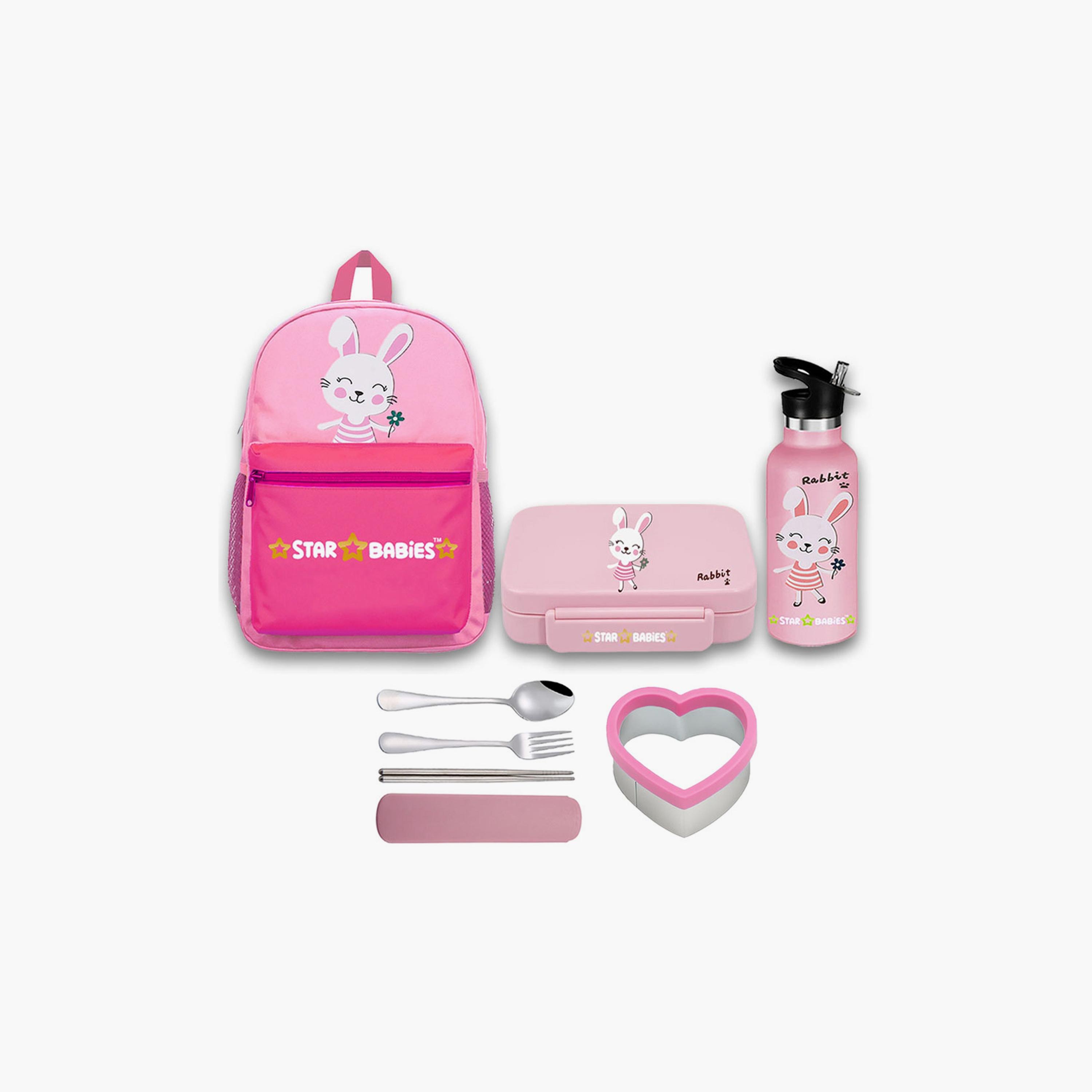 Star Babies 3-Piece 16" Backpack with Free Gifts - Bunny-school-bagsandbackpacks-sets-image-9