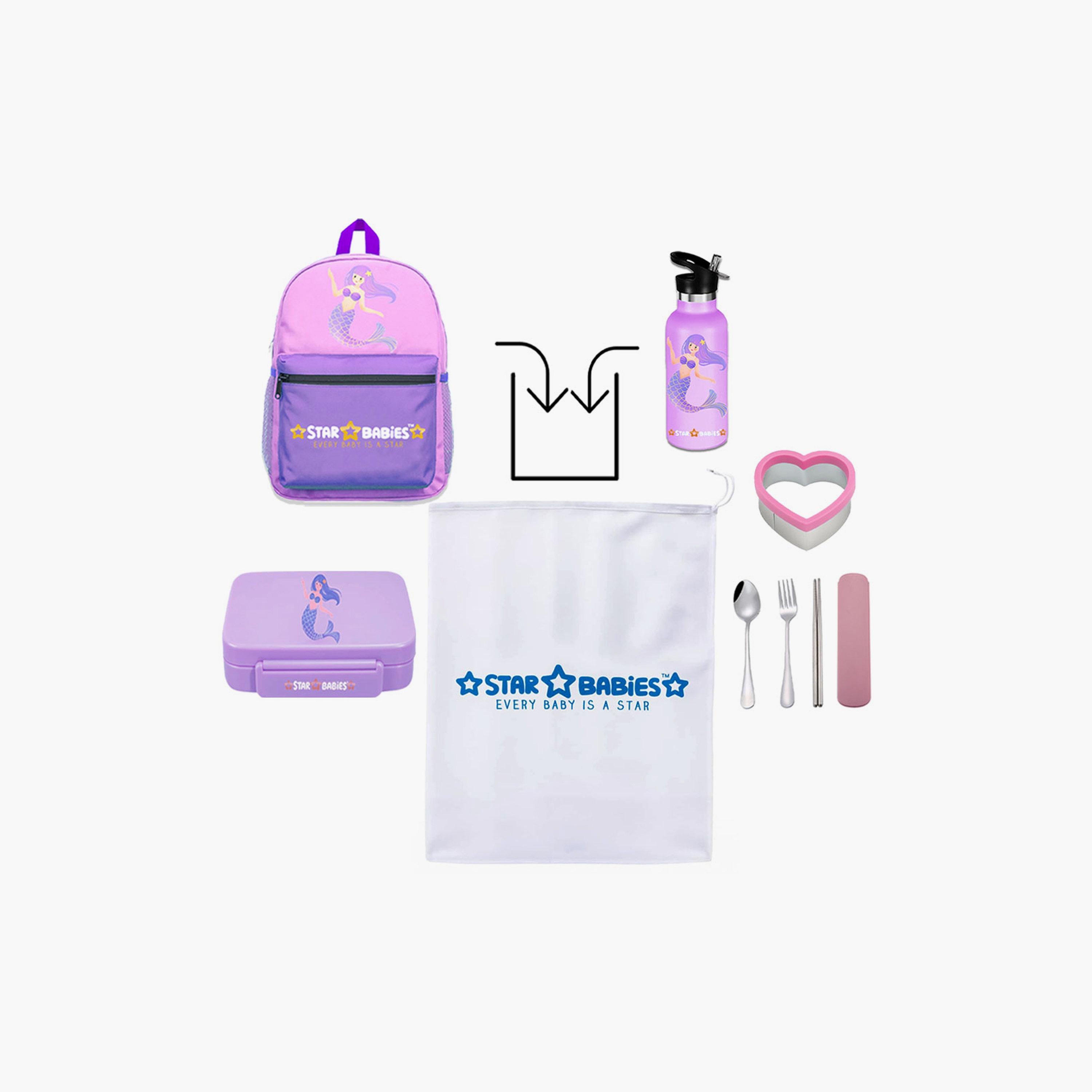 Star Babies 3-Piece 16" Backpack with Free Gifts - Mermaid-school-bagsandbackpacks-sets-image-6