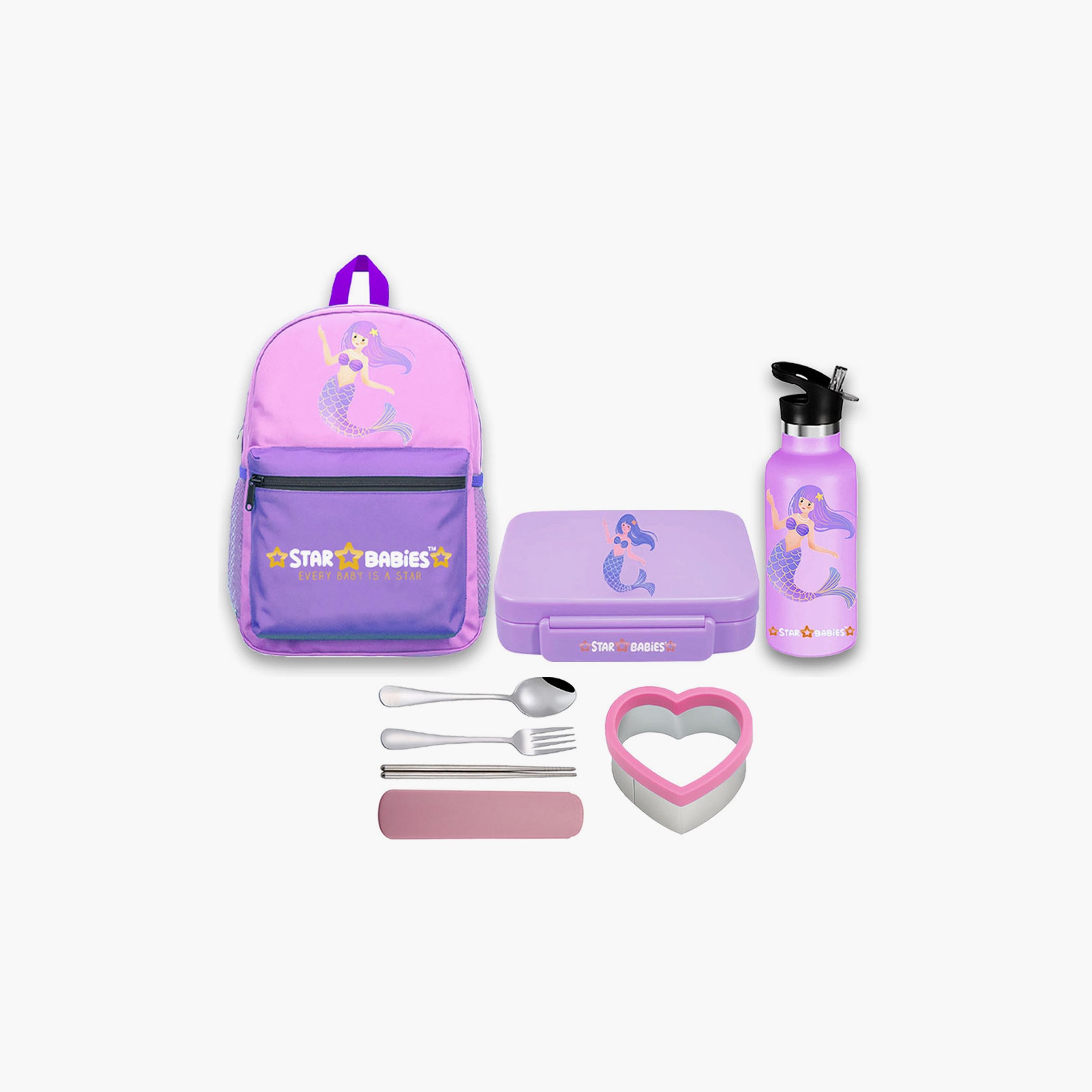 Star Babies 3-Piece 16" Backpack with Free Gifts - Mermaid-school-bagsandbackpacks-sets-image-9