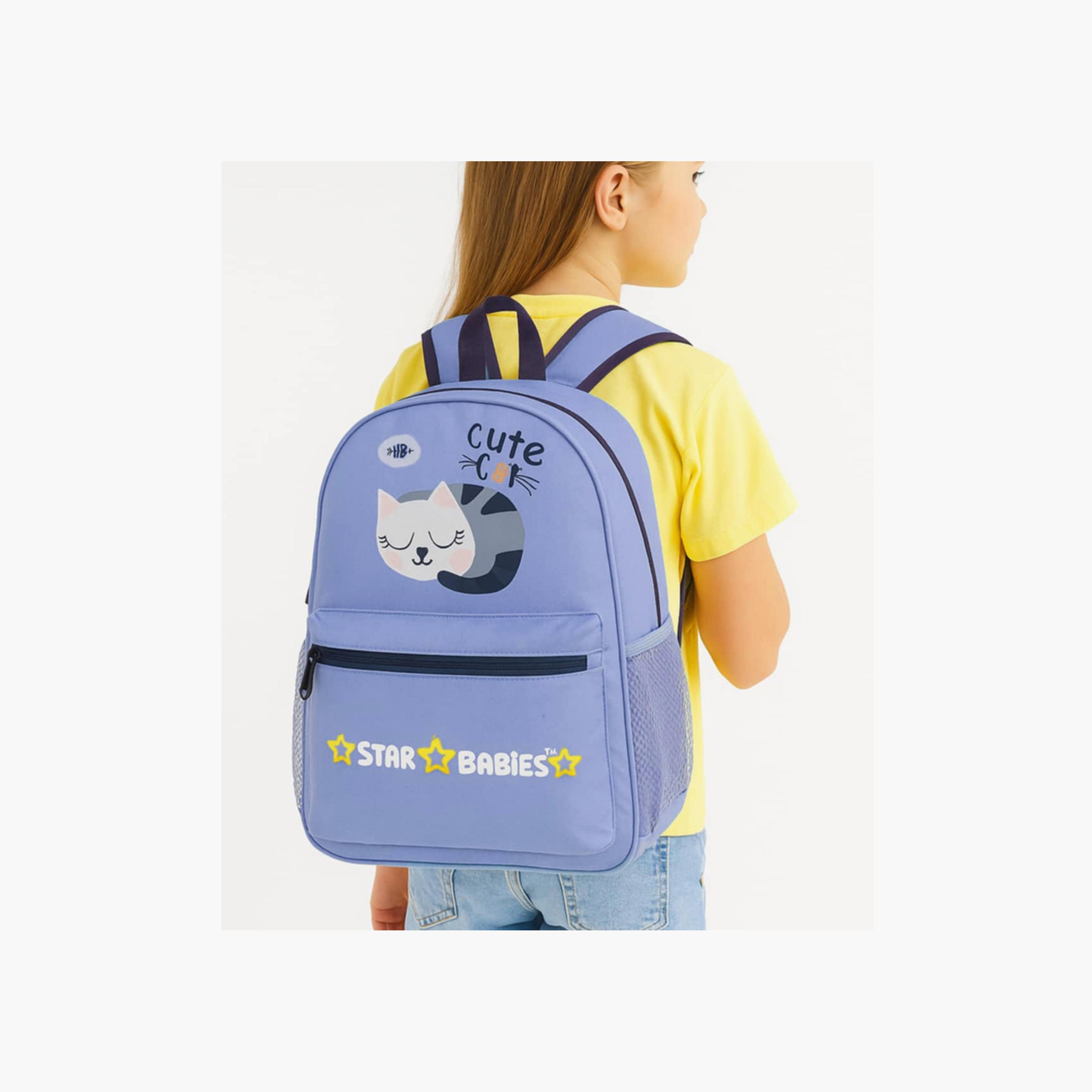 Star Babies 3-Piece 16" Backpack with Free Gifts - Cute Cat-school-bagsandbackpacks-sets-image-8