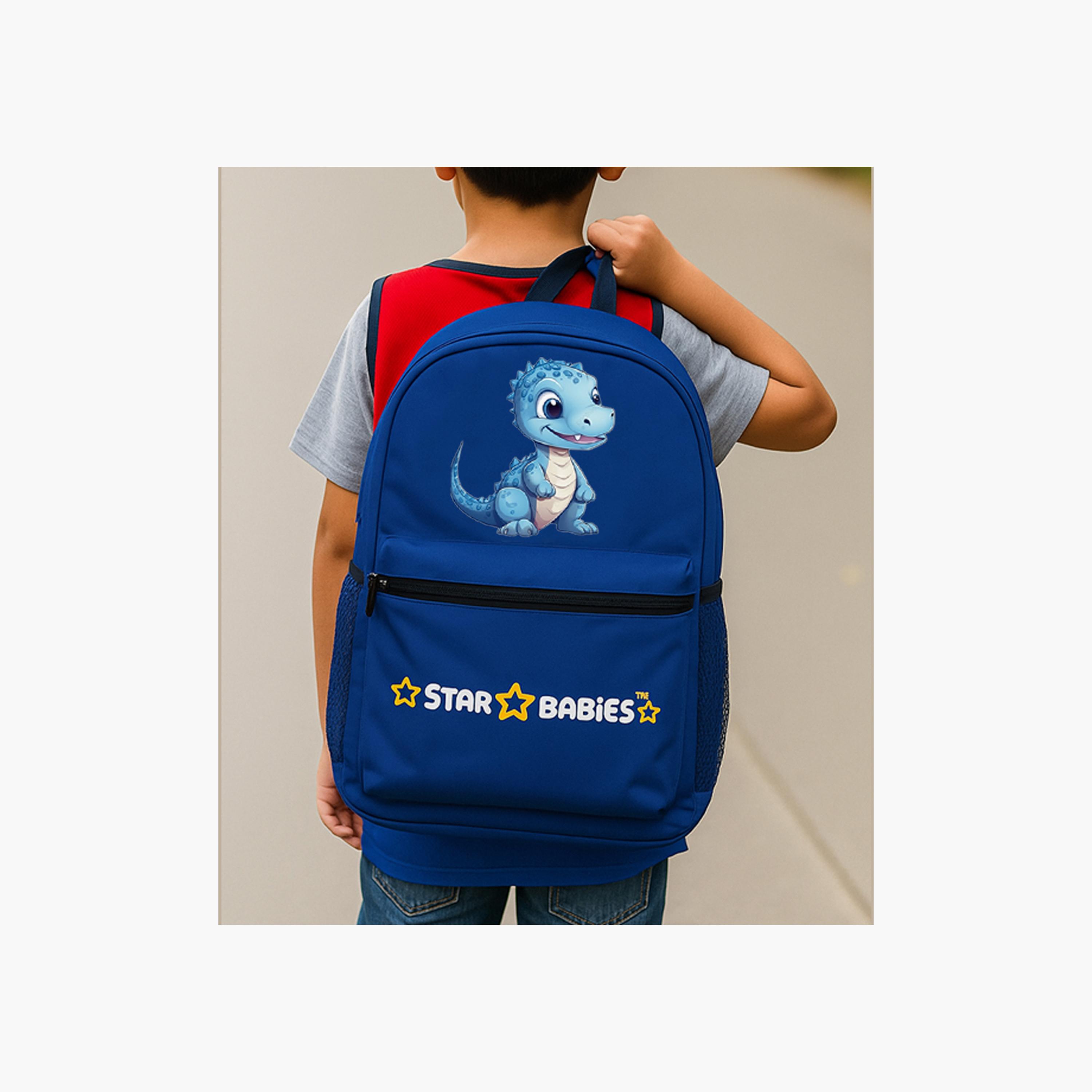 Star Babies 16" Backpack and Bento Lunch Box with Free Gifts - Dinosaurs-school-bagsandbackpacks-sets-image-3