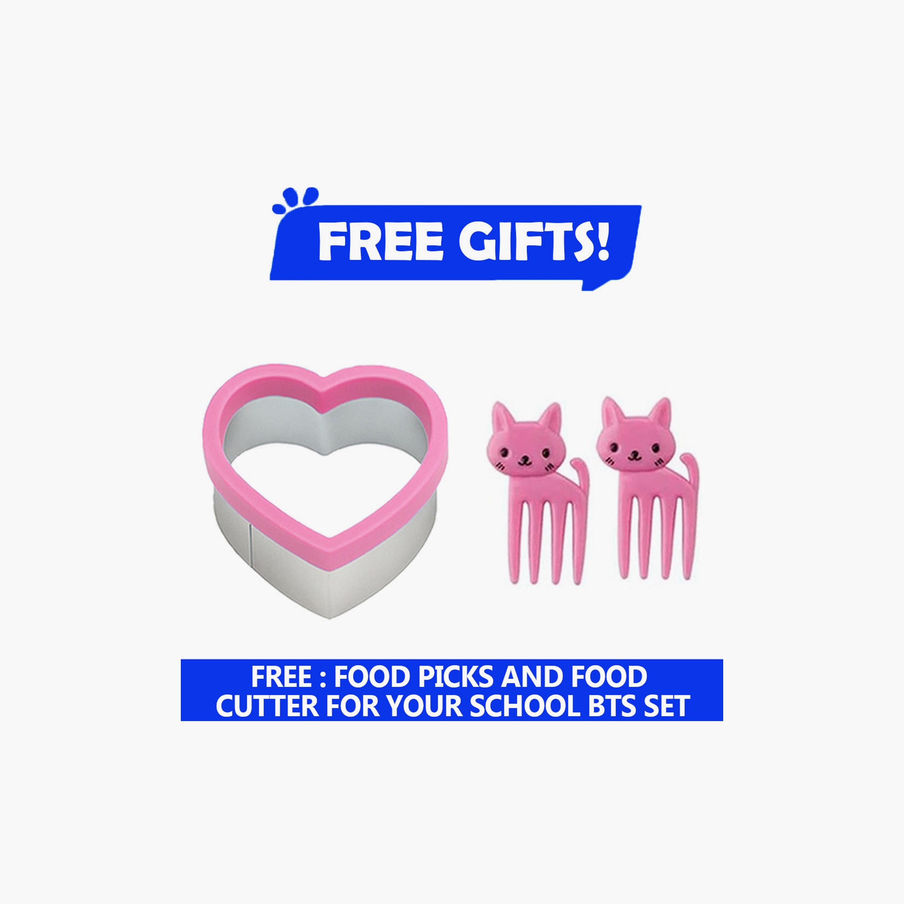 Star Babies 16" Backpack and Bento Lunch Box with Free Gifts - Cute Cat-school-bagsandbackpacks-sets-image-8