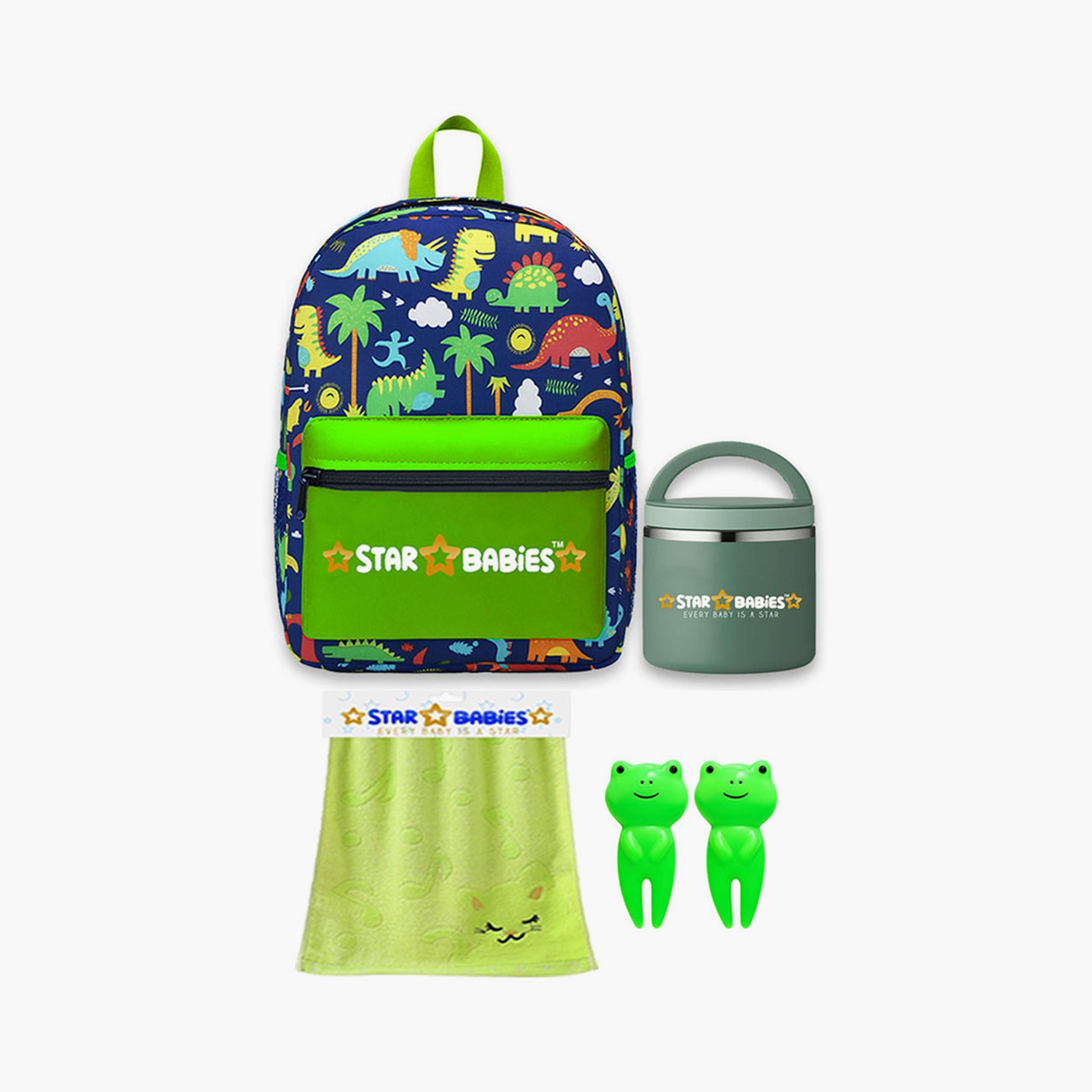 حقيبة ظهر مقاس 16 بوصة وبرطمان طعام 500 مل من ستار بيبيز مع هدايا مجانية - الديناصورات-school-bagsandbackpacks-sets-image-8