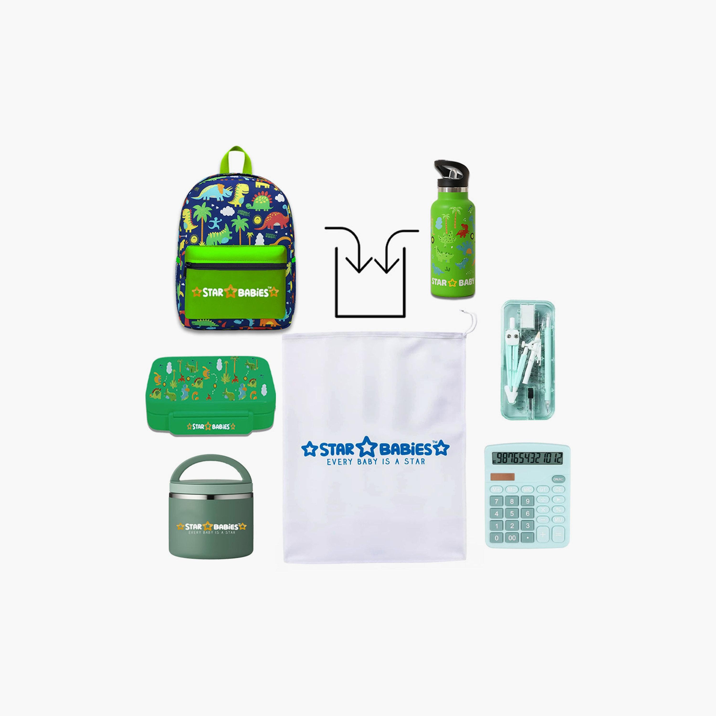 Star Babies 4-Piece 16" School Bag Set with Free Gifts - Dinosaurs-school-bagsandbackpacks-sets-image-10
