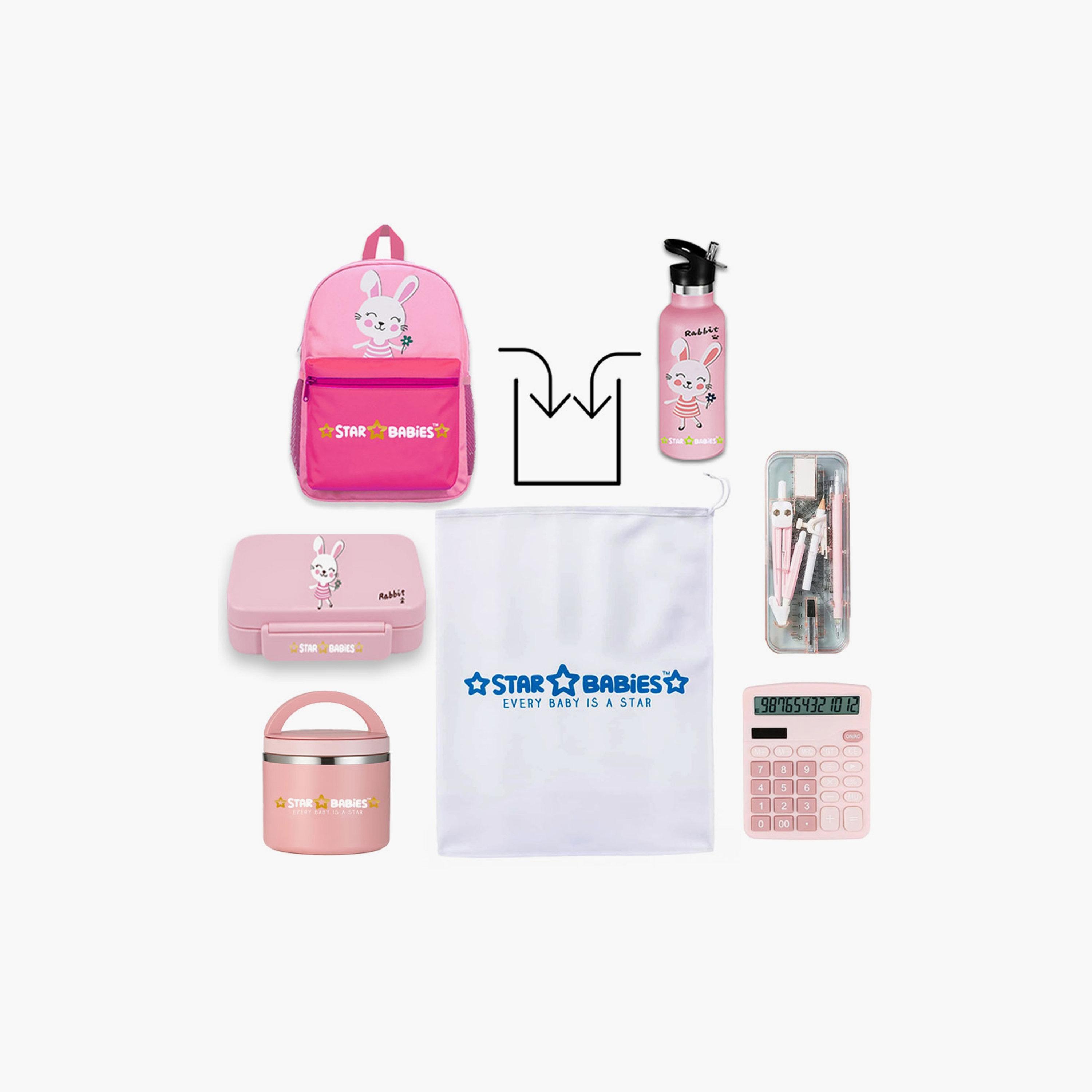 Star Babies 4-Piece 16" School Bag Set with Free Gifts - Bunny-school-bagsandbackpacks-sets-image-10