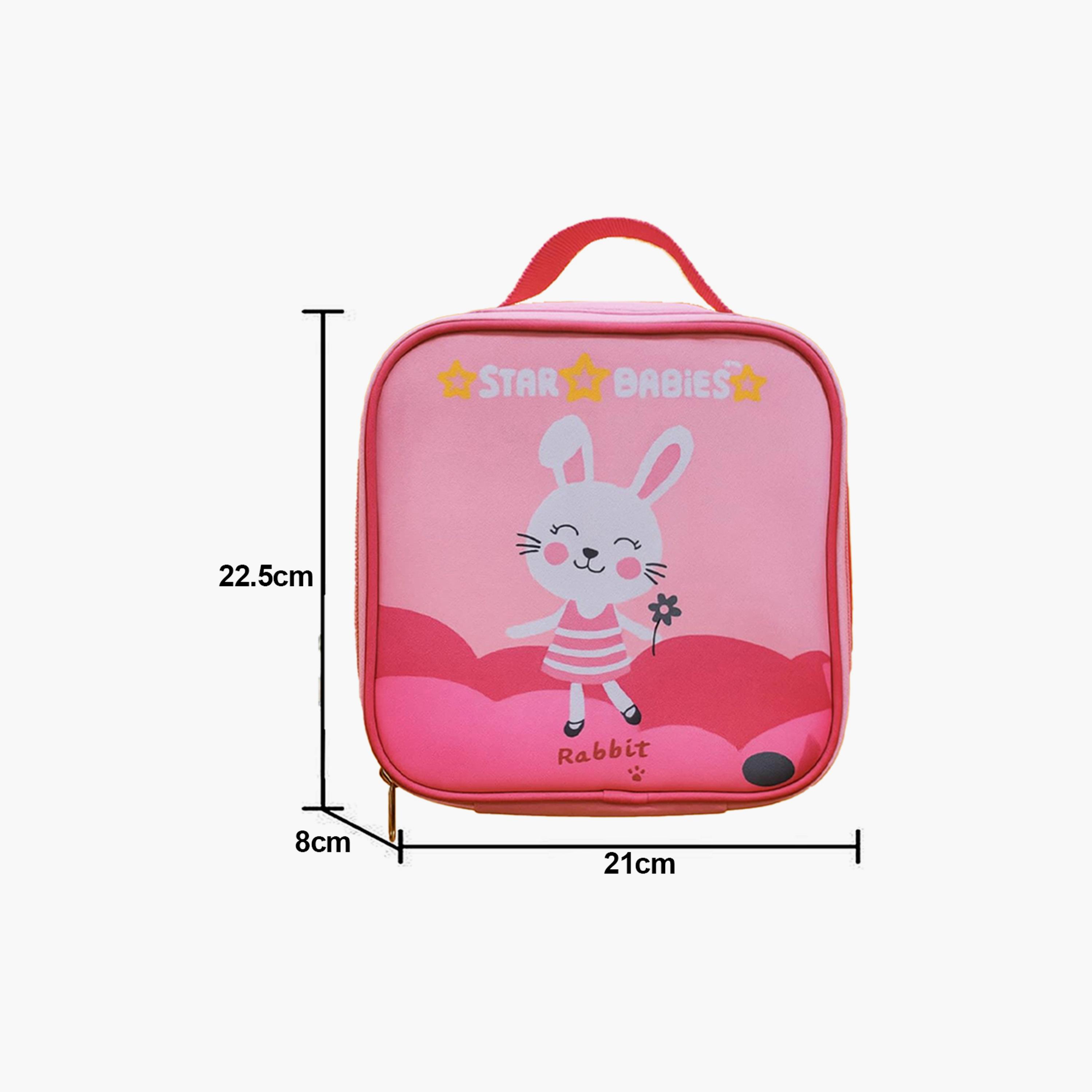 Star Babies Lunch Bag with Food Jar with Free Gifts - Bunny-school-lunchessentials-lunchbags-image-2
