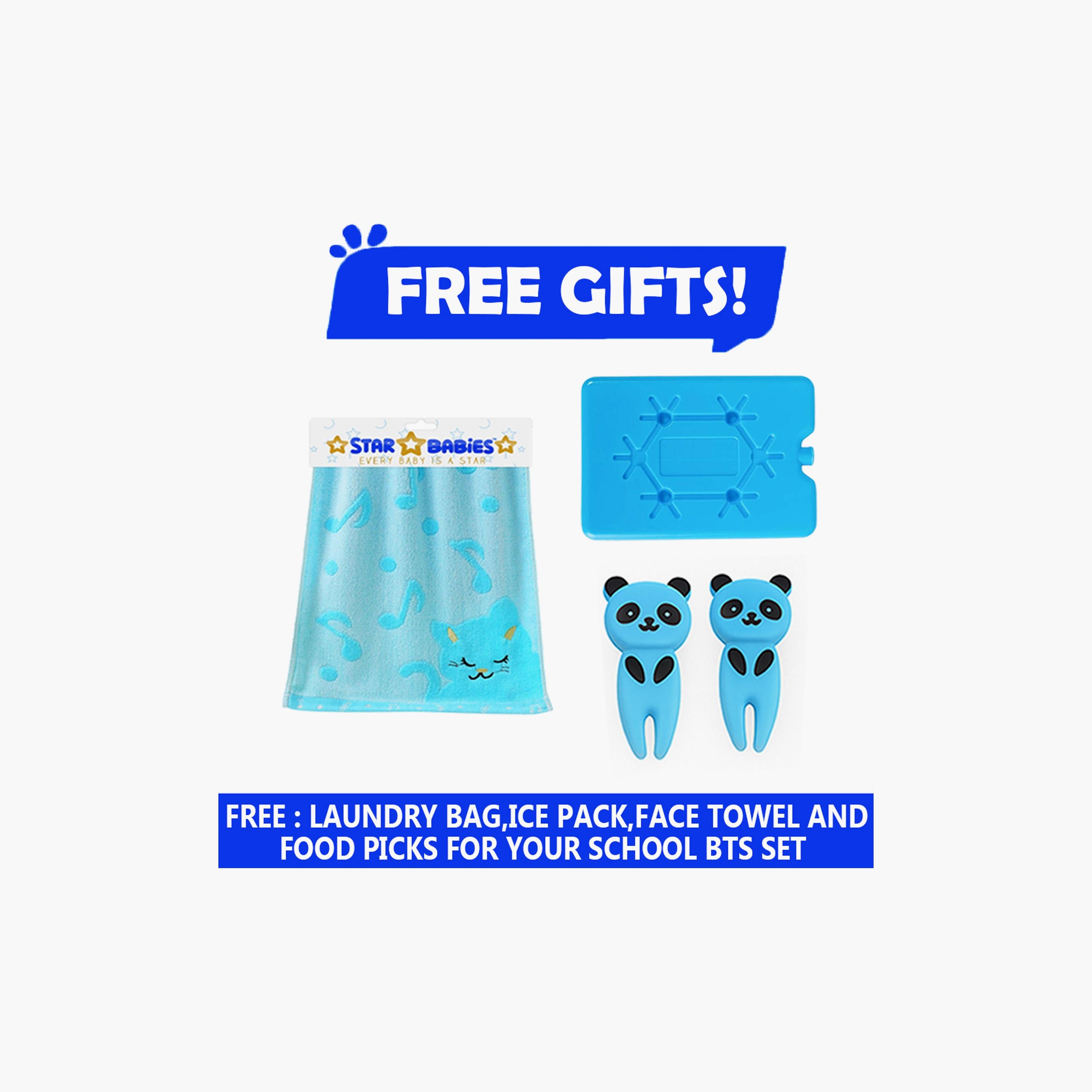 Star Babies 4-Piece 16" School Bag Set with Free Gifts - Dinosaurs-school-bagsandbackpacks-sets-image-6
