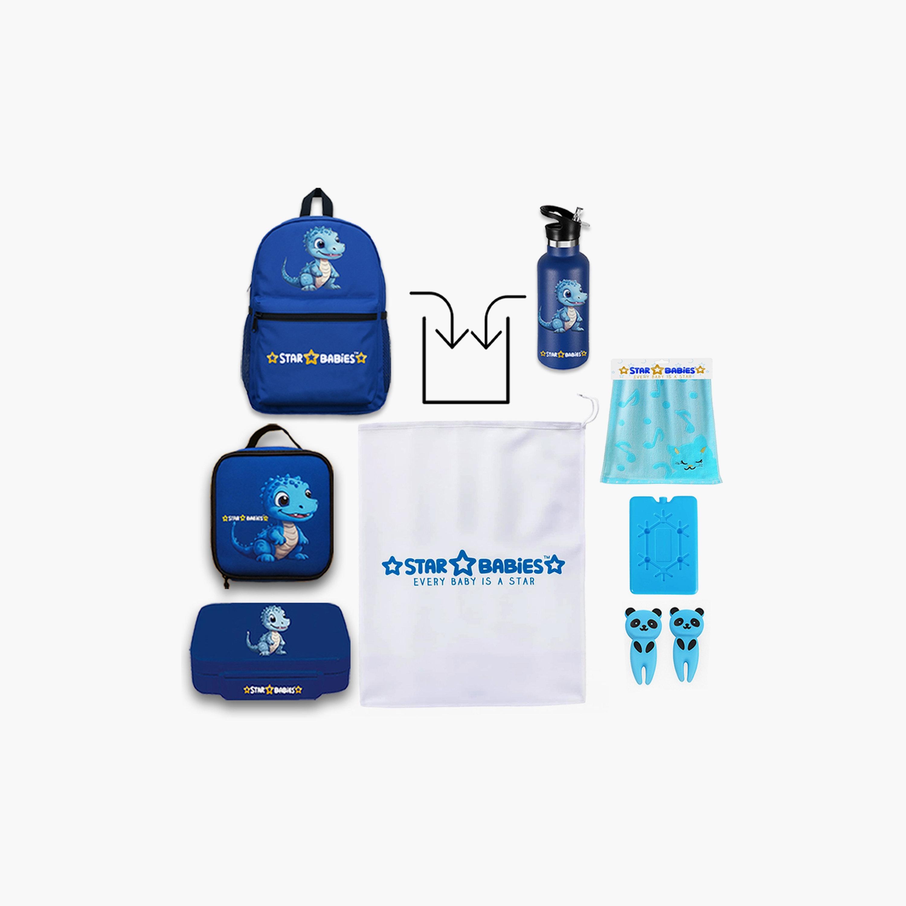 Star Babies 4-Piece 16" School Bag Set with Free Gifts - Dinosaurs-school-bagsandbackpacks-sets-image-9